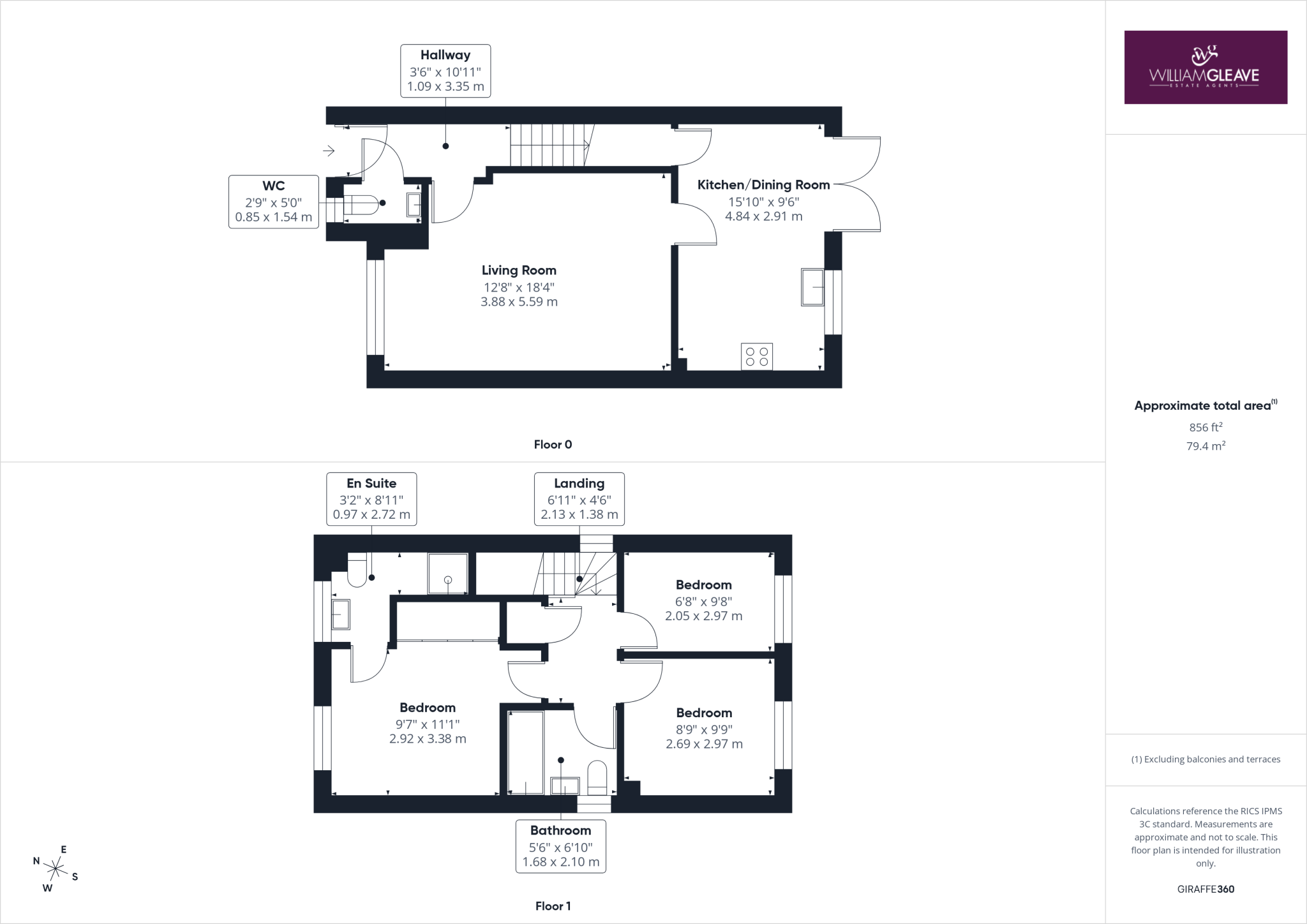 Ffordd Deiniol, Oakenholt, Flint, Flintshire, CH6 floorplan