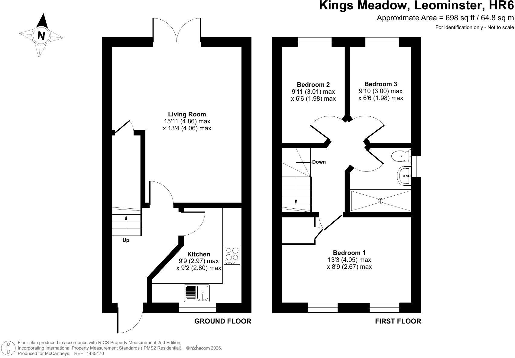 Kings Meadow, Wigmore, Leominster, Herefordshire floorplan