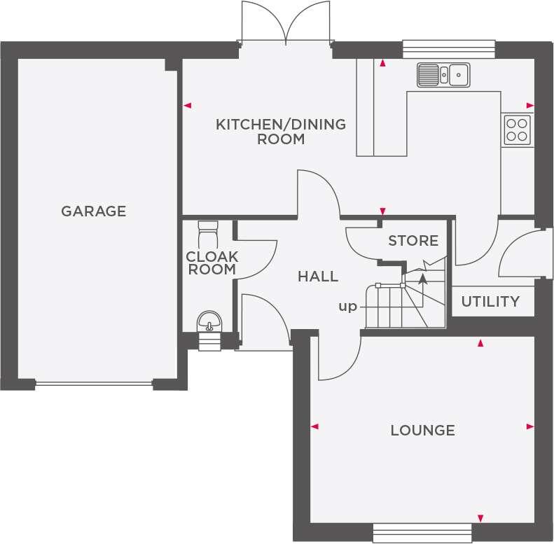 Mucklestone Road,
Loggerheads, 
Market Drayton, Shropshire,
TF9 floorplan