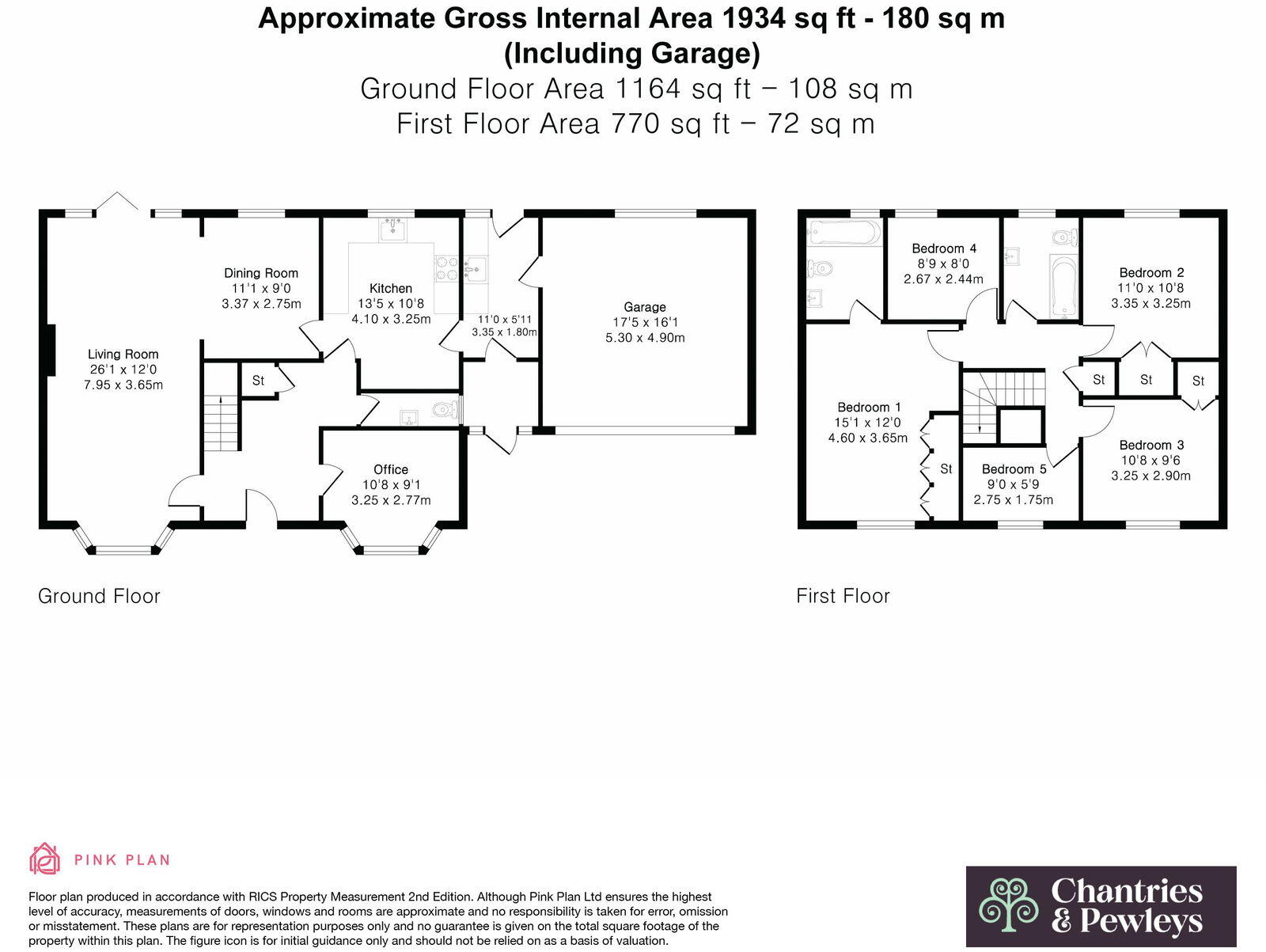 Cromwell Place, Cranleigh, GU6 7LF floorplan