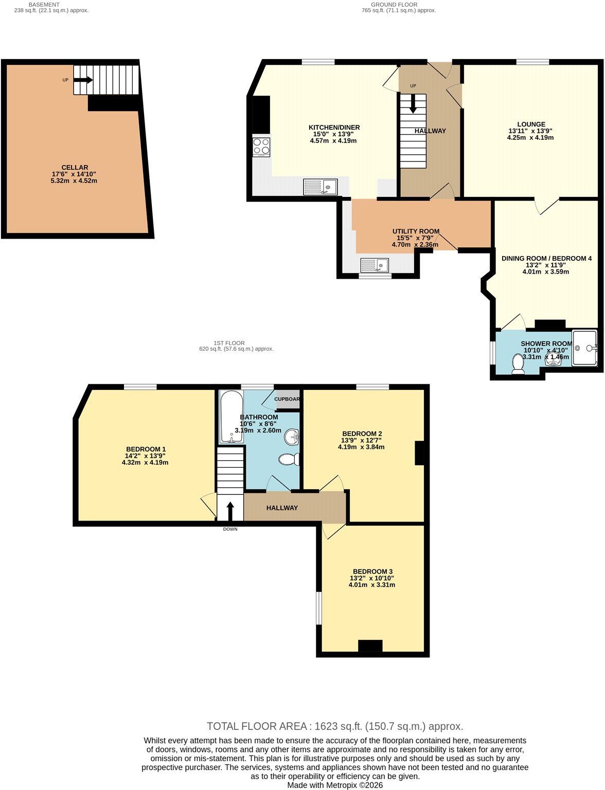 High Street, Lakenheath, Brandon, Suffolk, IP27 floorplan