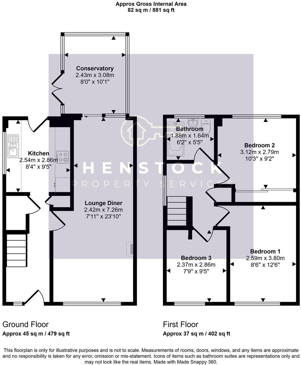Chelford Close, Middleton, Manchester, M24 floorplan