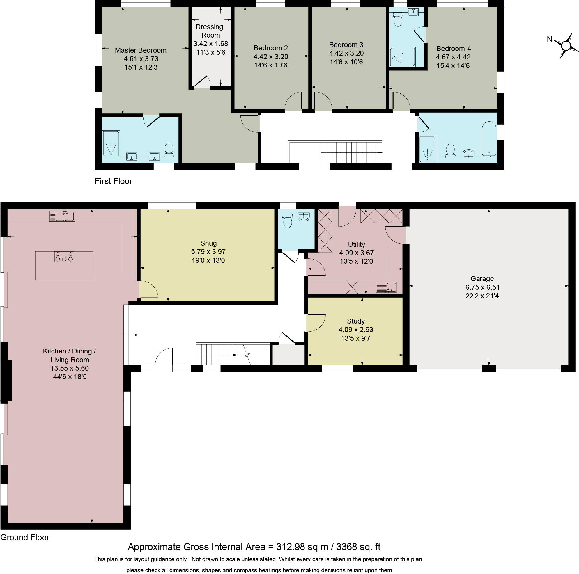 Boundary Road, Dockenfield, Farnham, Surrey, GU10 floorplan