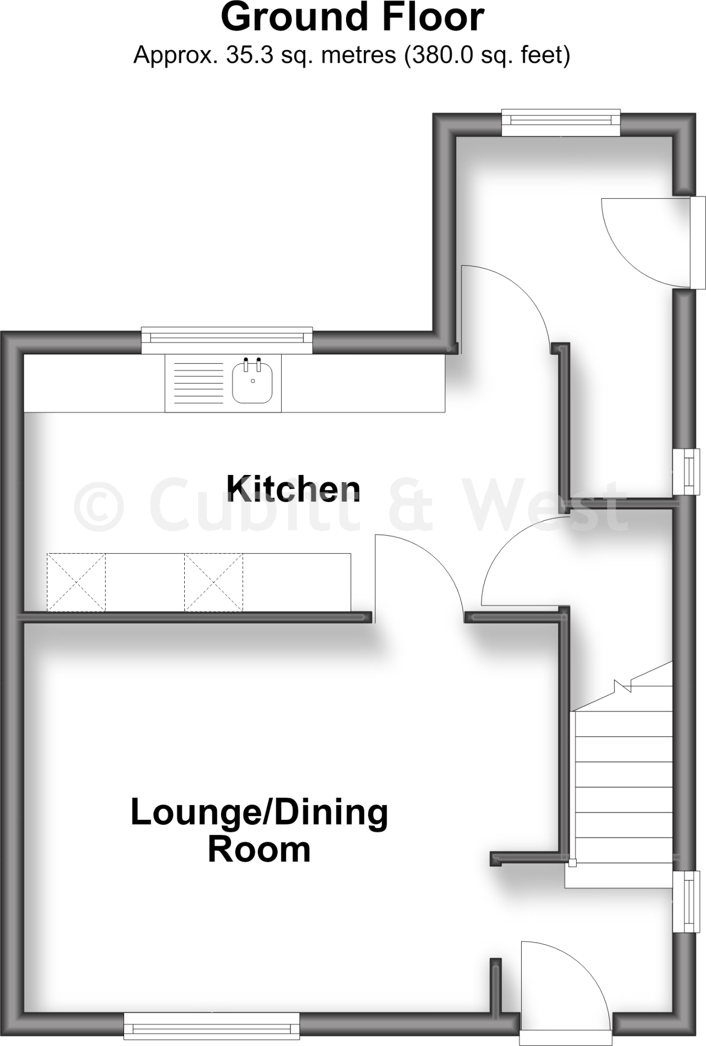 Lark Rise, Langley Green, Crawley, West Sussex floorplan
