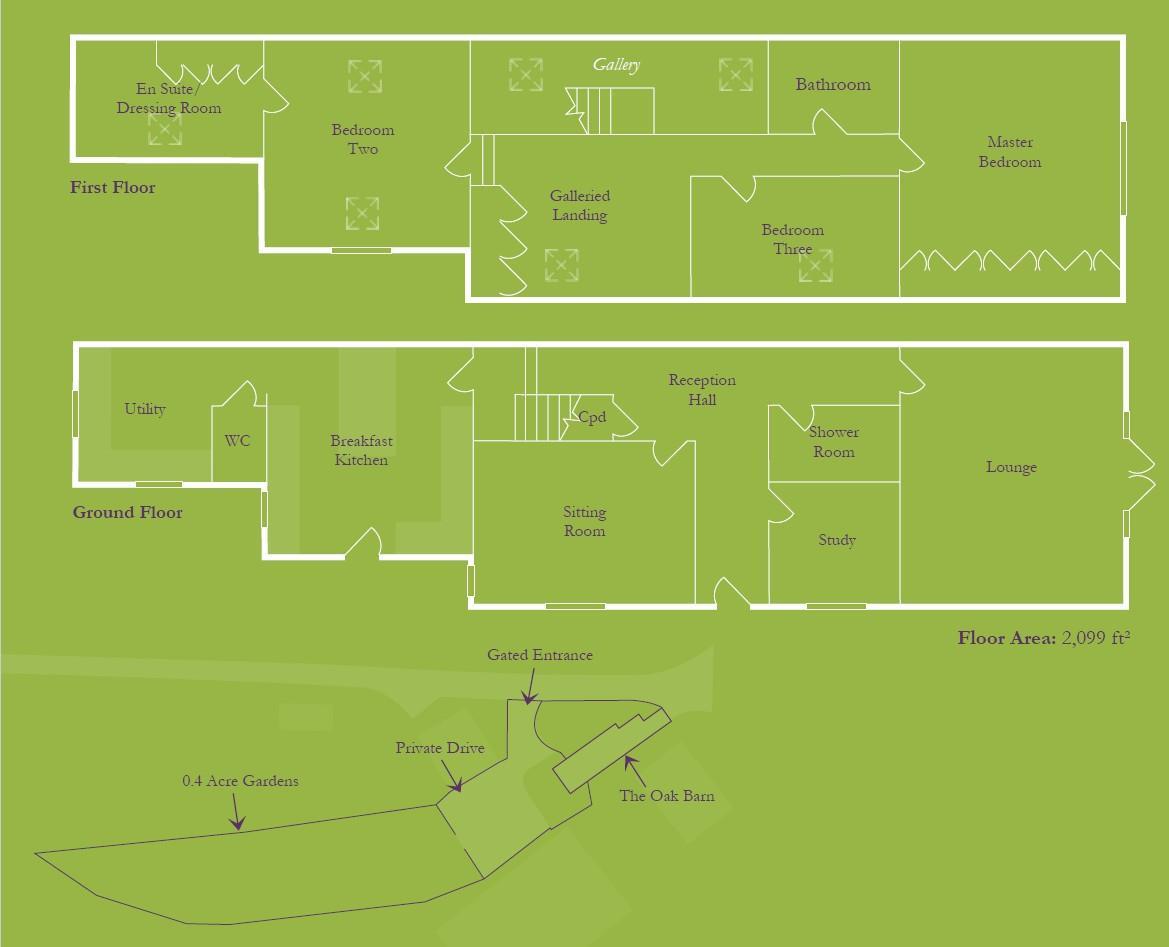 The Oak Barn, Woodroffes Cliff, Marchington Woodlands, Marchington, Uttoxeter floorplan