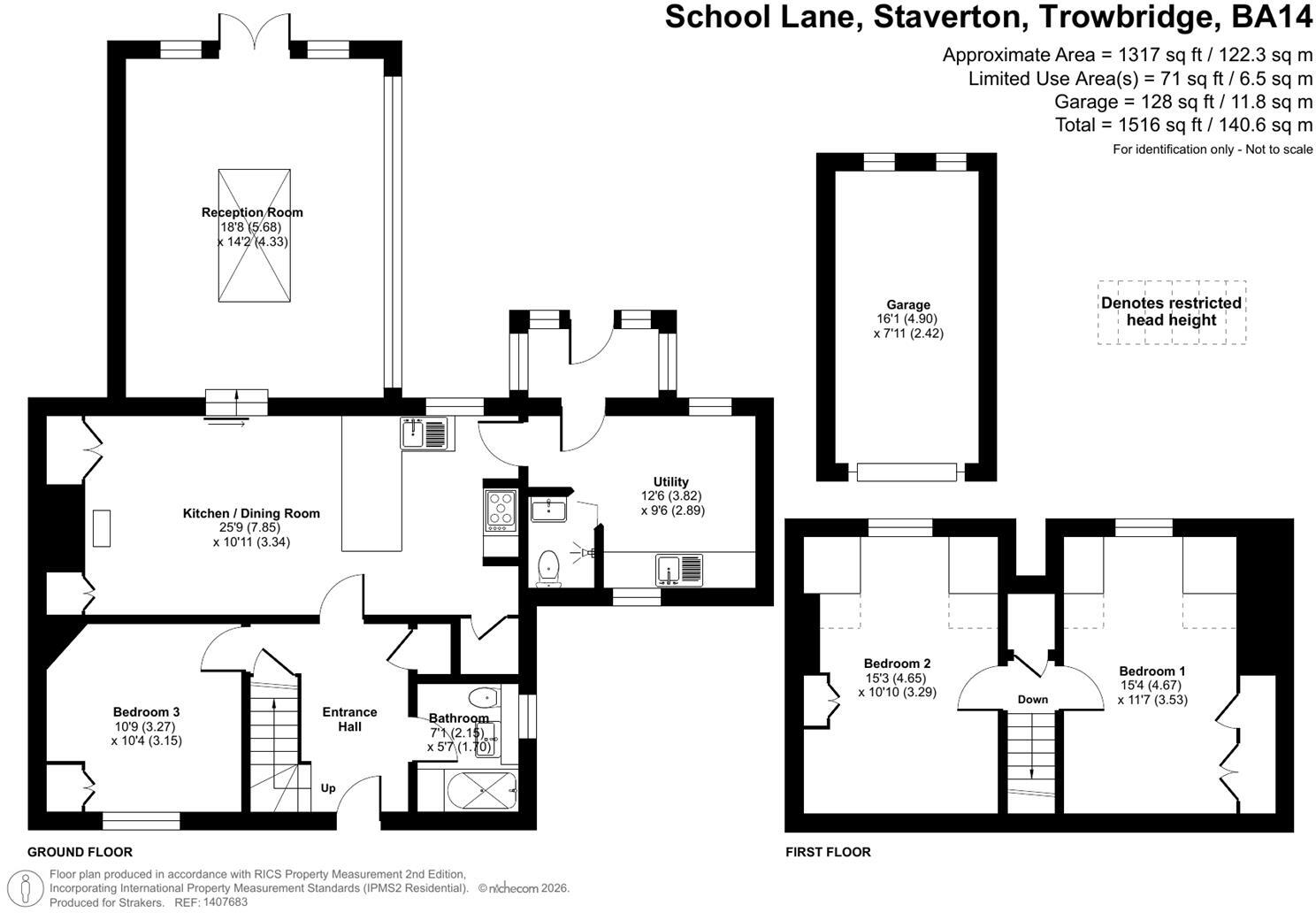 School Lane, Staverton, Trowbridge floorplan