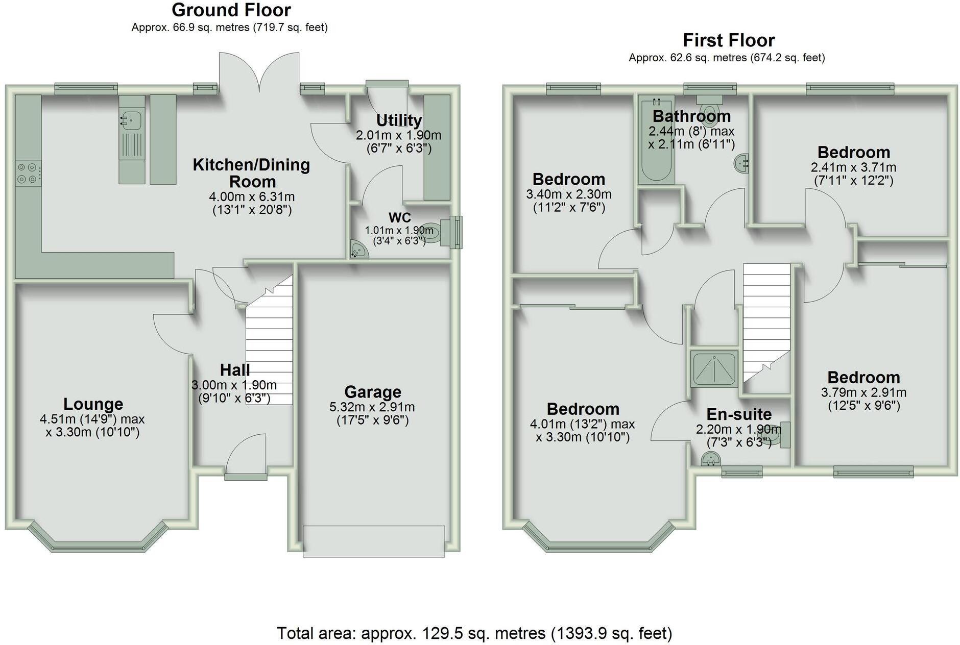 The Sidings, Buckley, CH7 floorplan