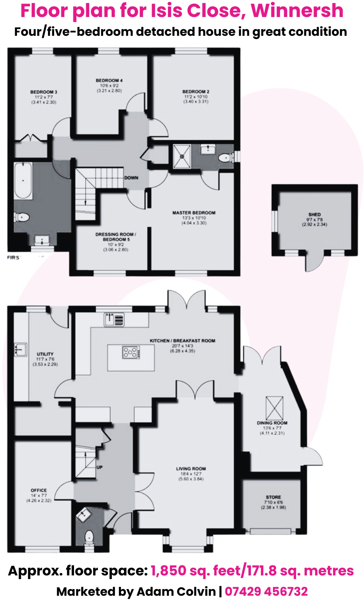 Winnersh, Wokingham, Berkshire, RG41 floorplan