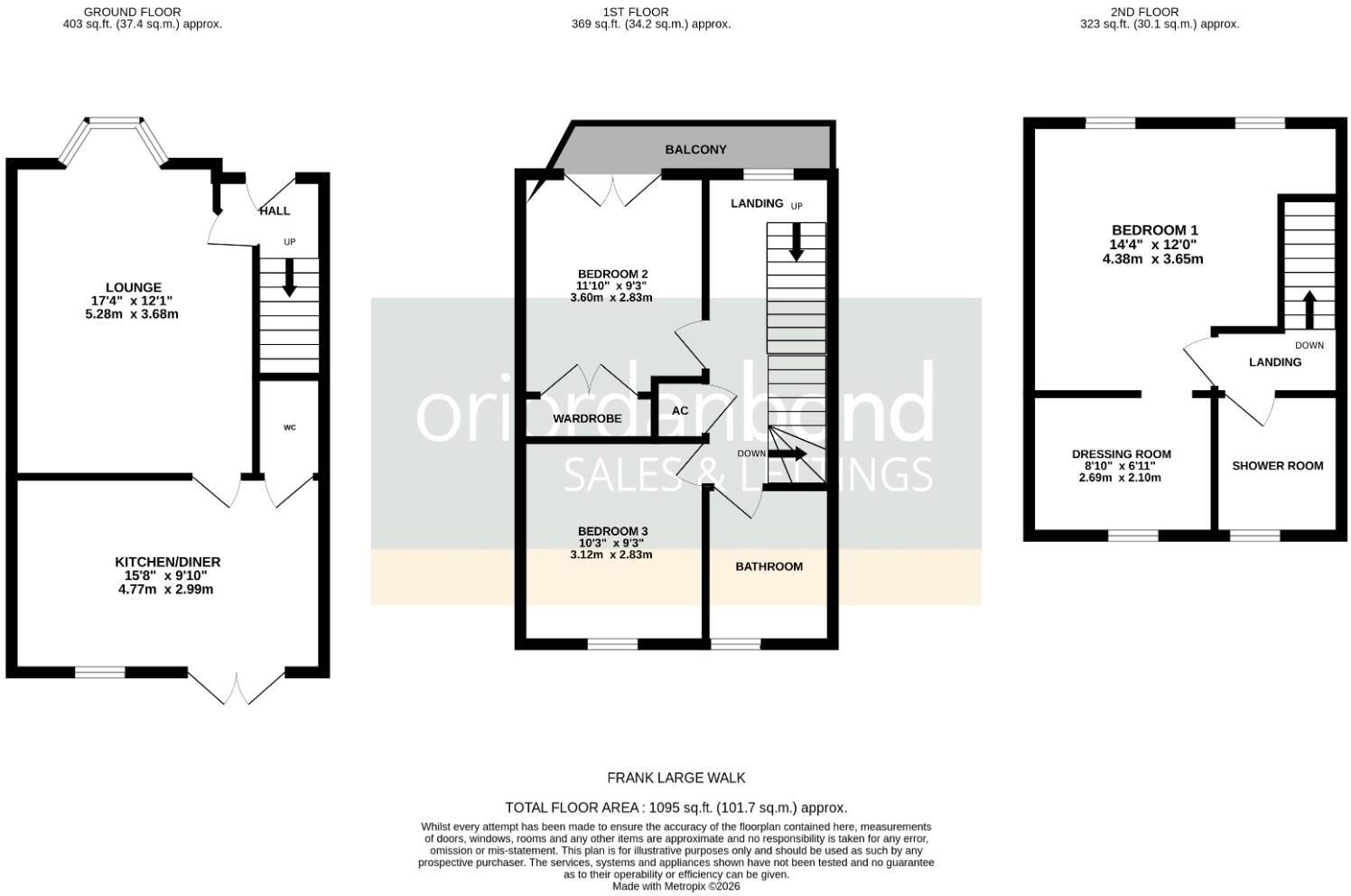 Frank Large Walk, St. Crispin, Northampton NN5 floorplan