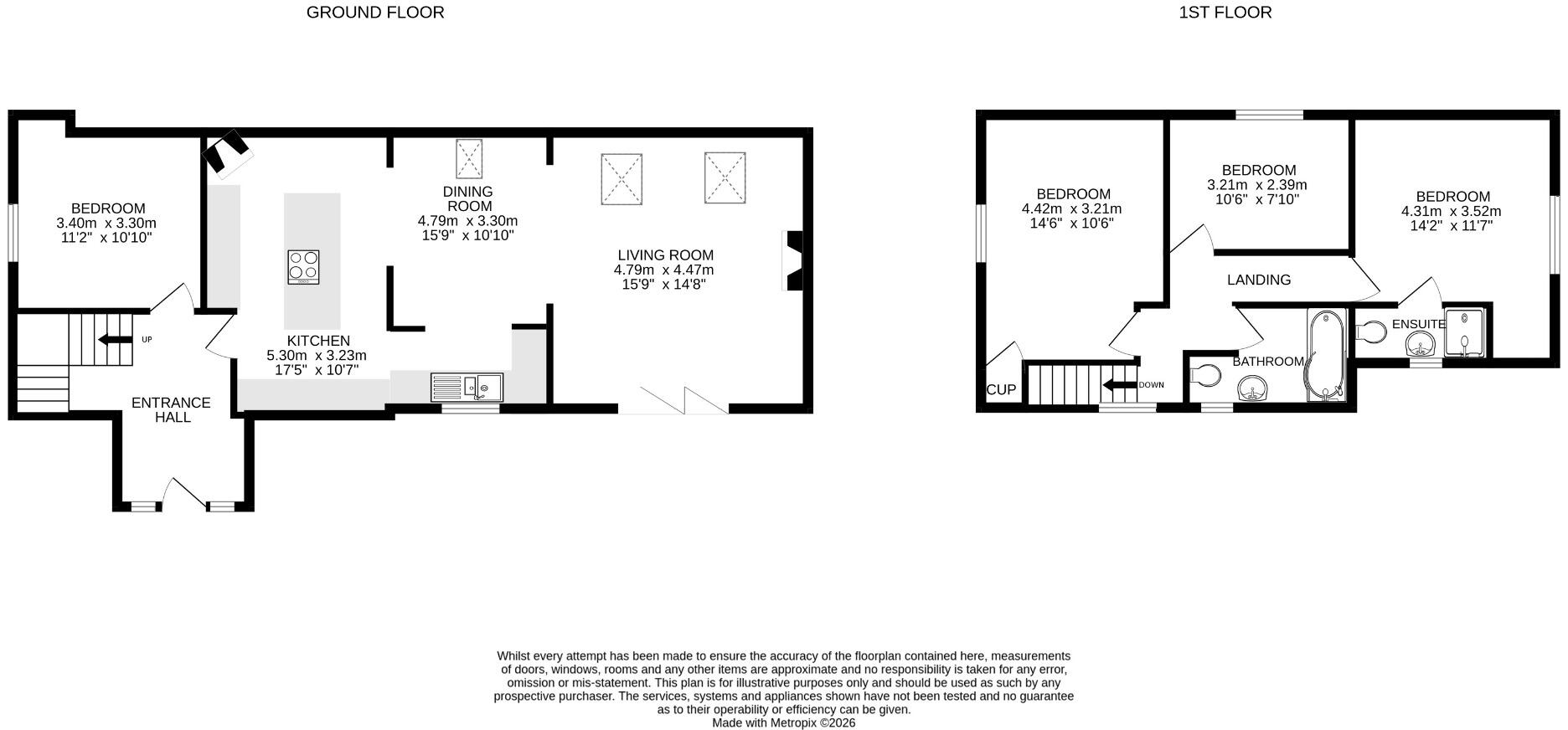 St. Ives, Immaculately presented family home floorplan