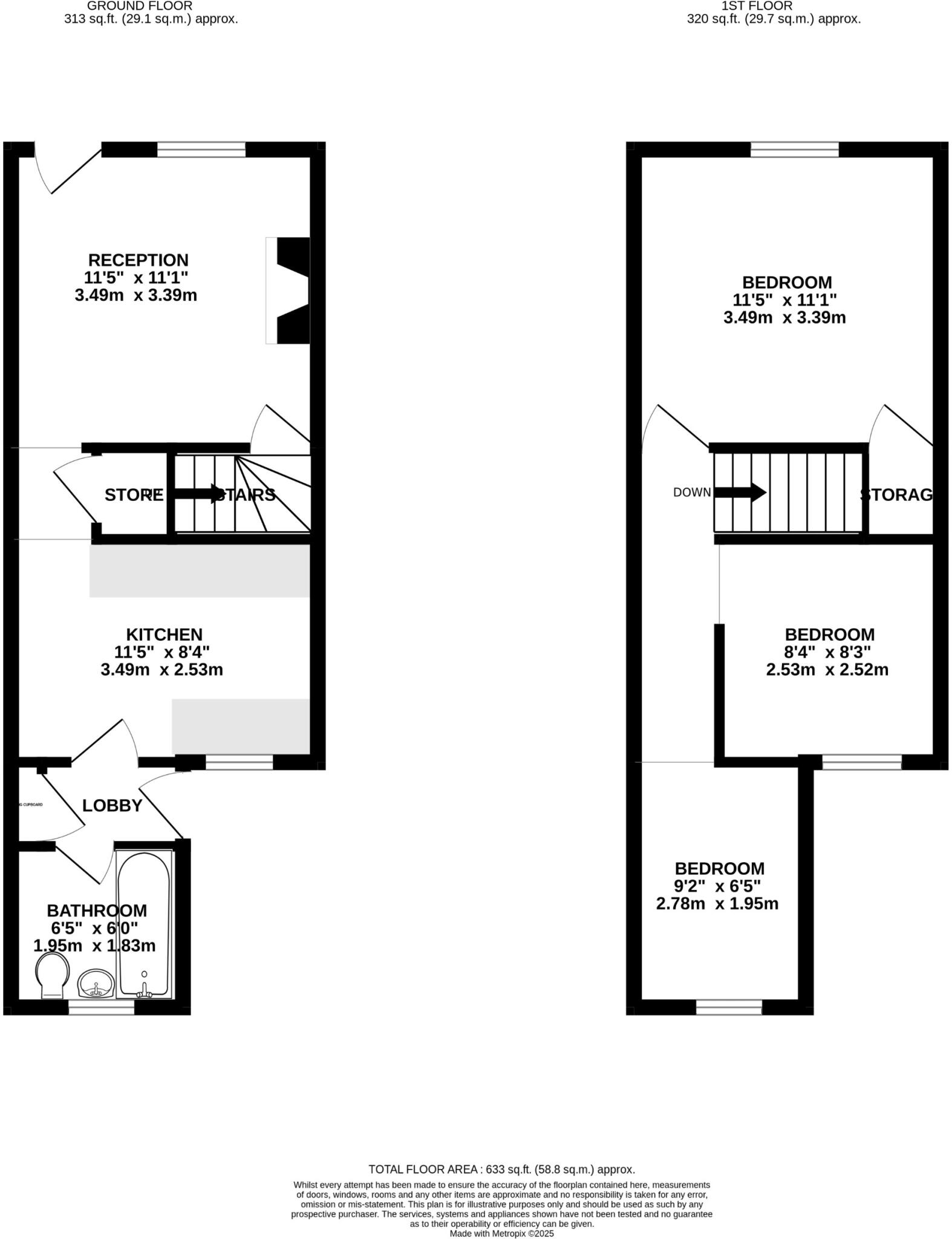 33 Main Street, Repton, Derby DE65 6EZ floorplan