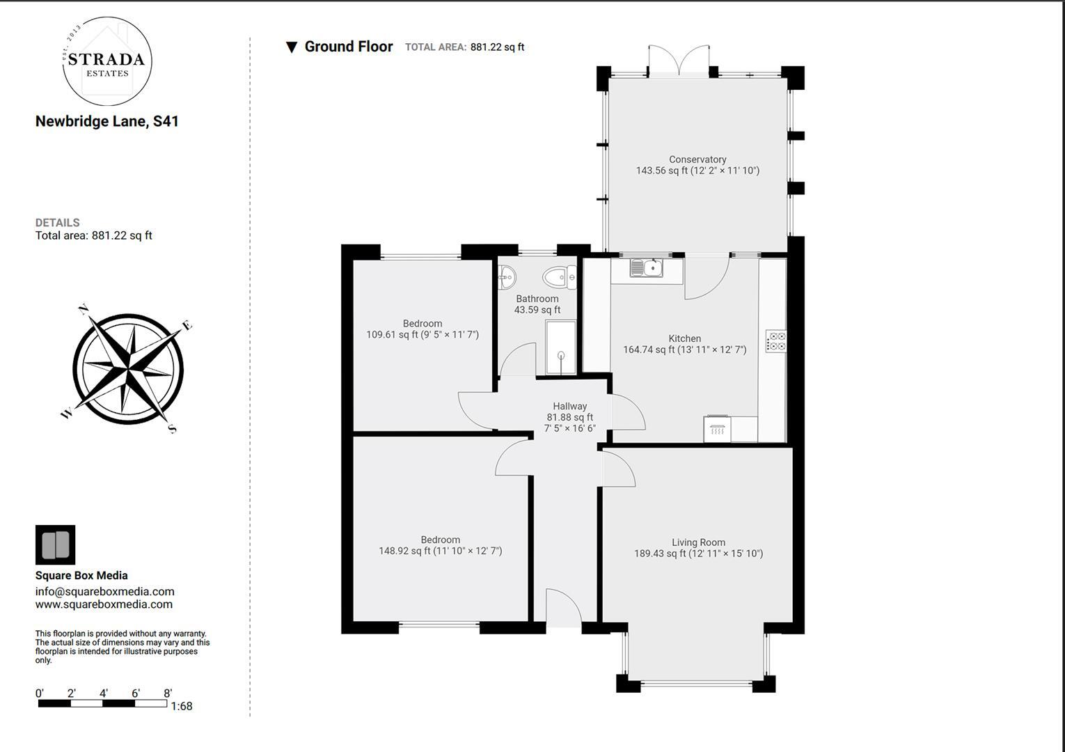 Newbridge Lane, Old Whittington, Chesterfield floorplan