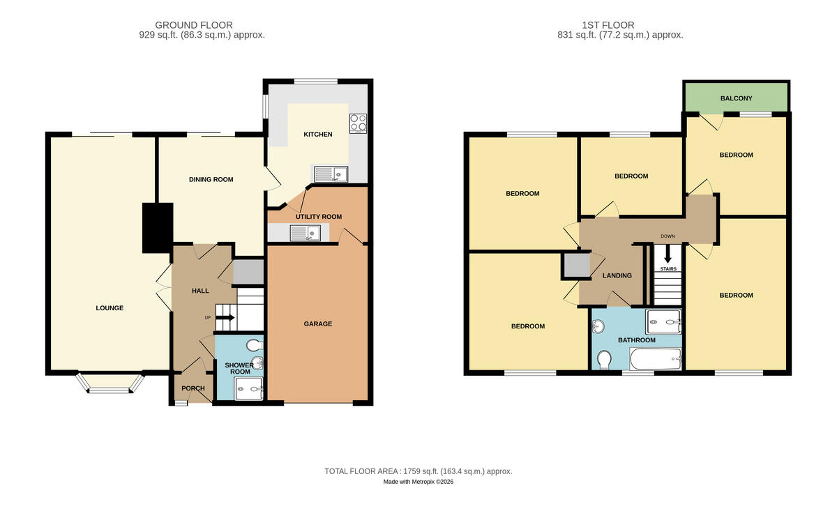Southfield Close, Hadleigh floorplan