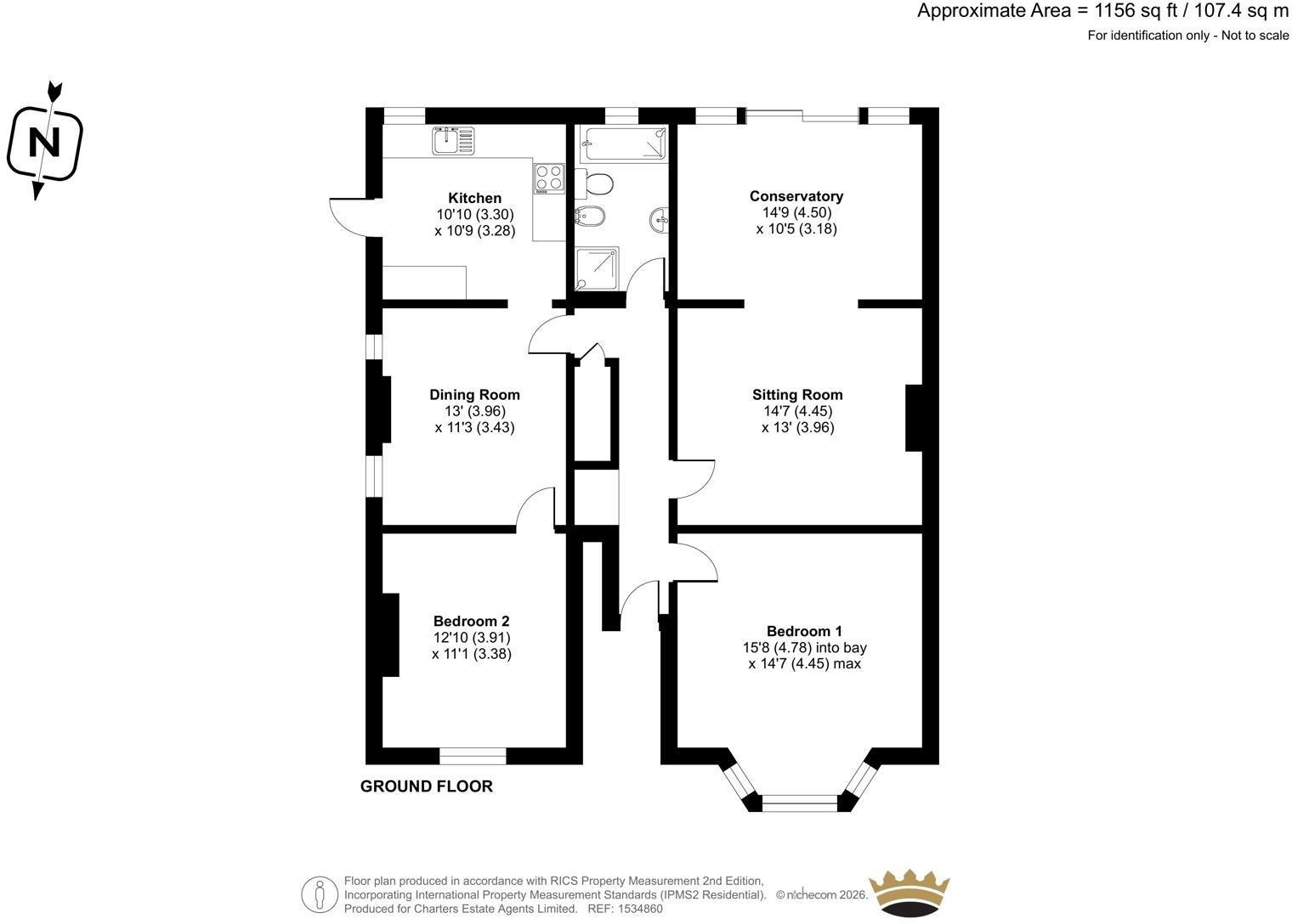Richmond Road, Worthing, West Sussex, BN11 floorplan