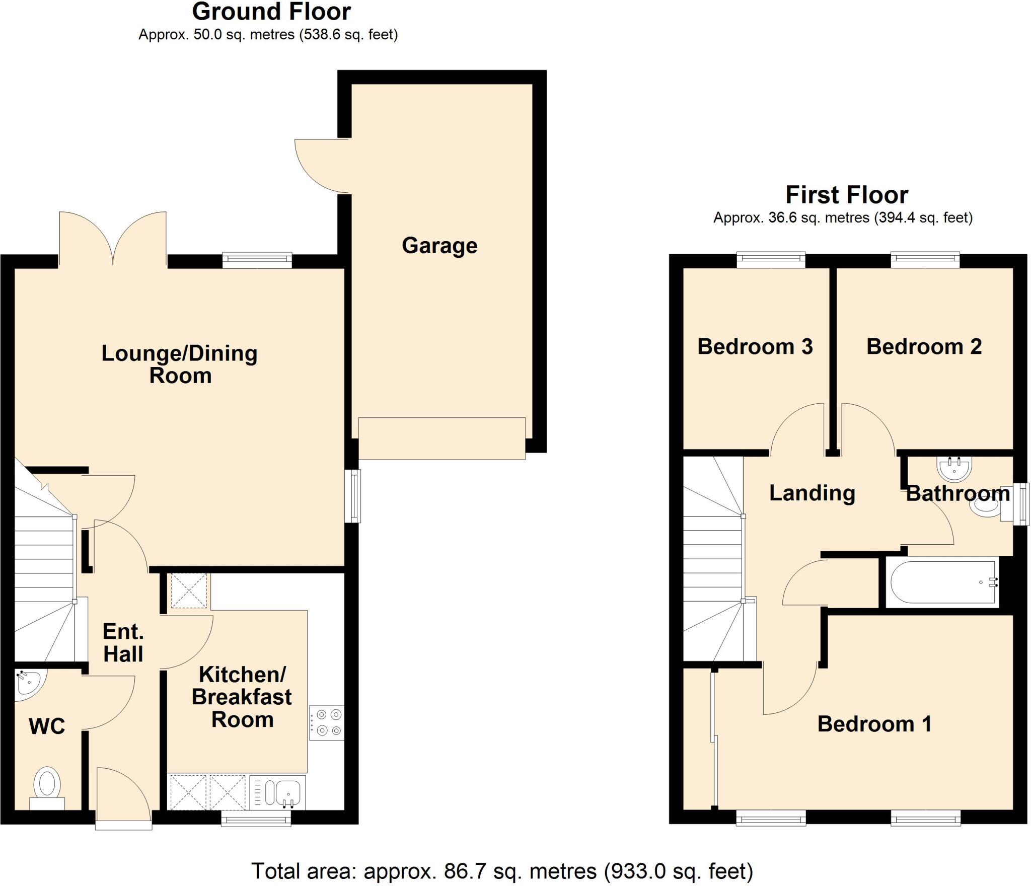Barons Crescent, Trowbridge floorplan