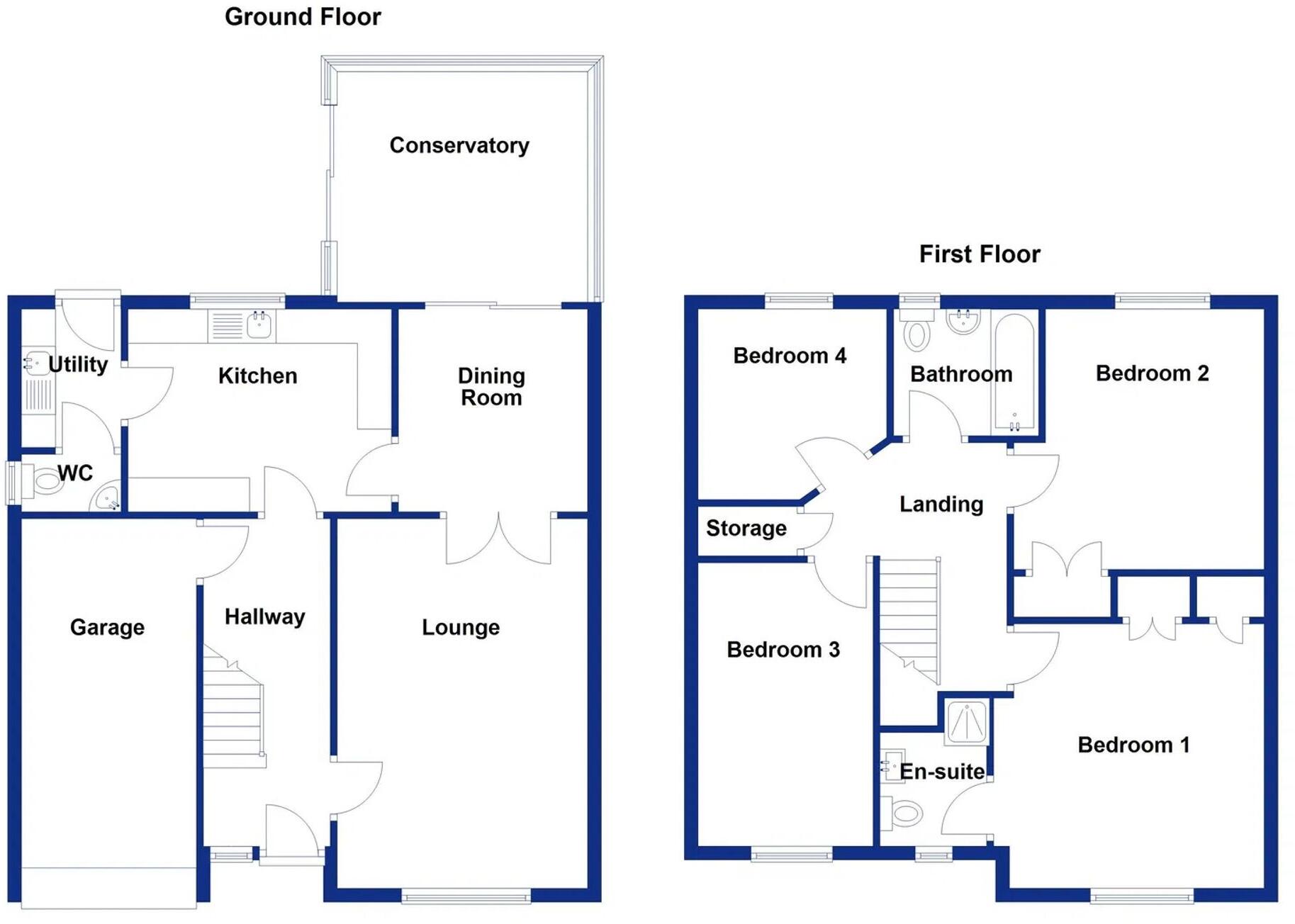 Hillside Close, Loveclough, BB4 floorplan