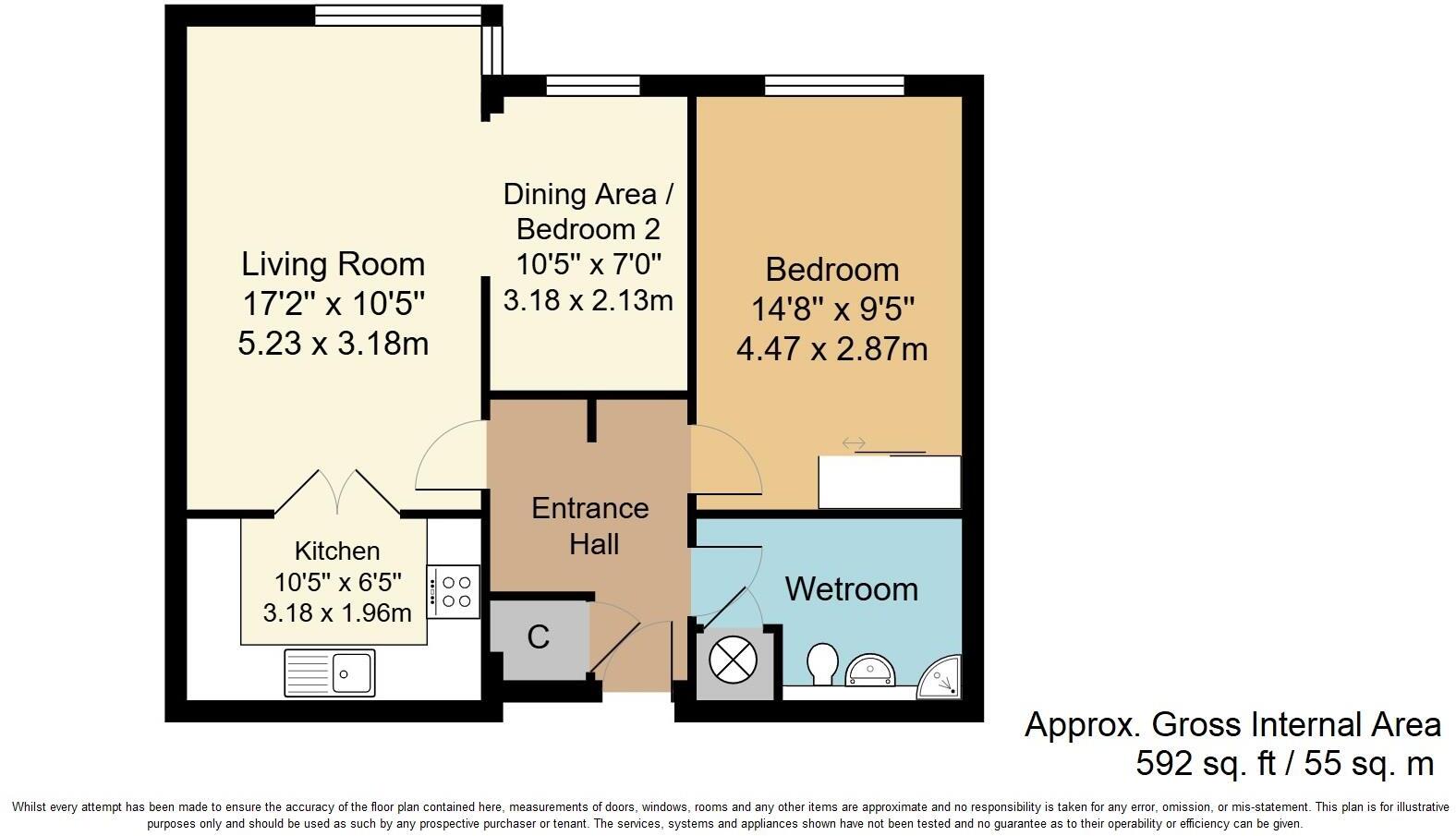St. Johns Road, Sevenoaks floorplan