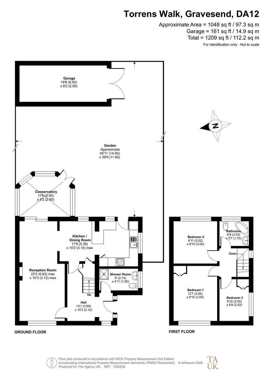 Torrens Walk, Gravesend, DA12 floorplan