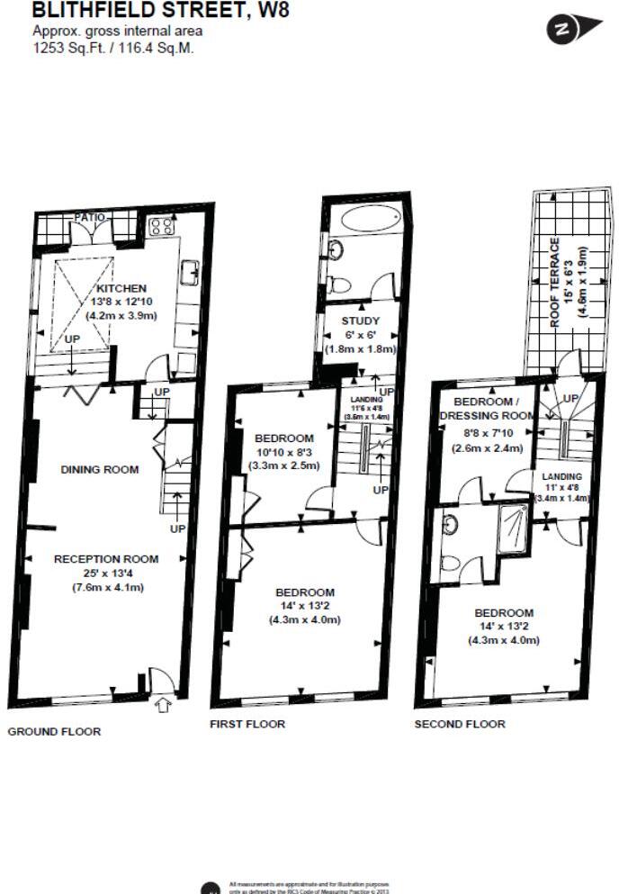 Blithfield Street, London, W8 floorplan