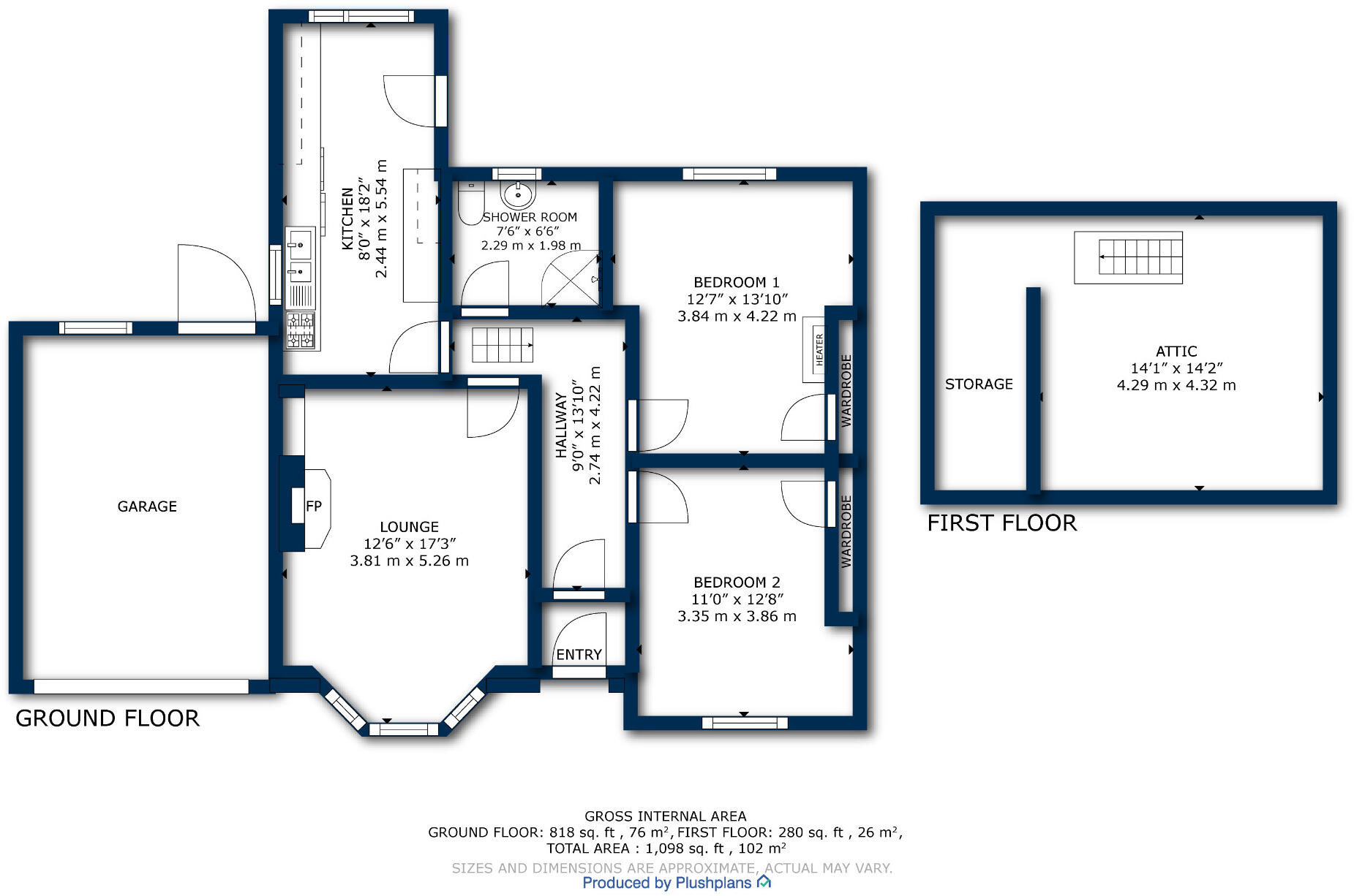 Whitletts Road, Ayr, South Ayrshire, KA8 0JZ floorplan
