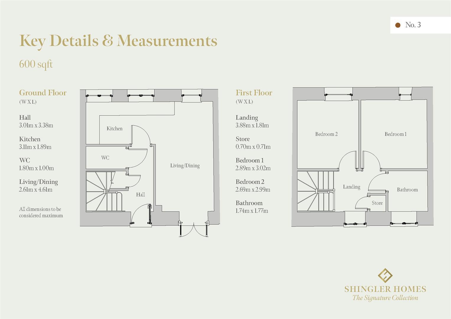 Plot 3 Victoria Works, Shrewsbury Road, Shifnal floorplan