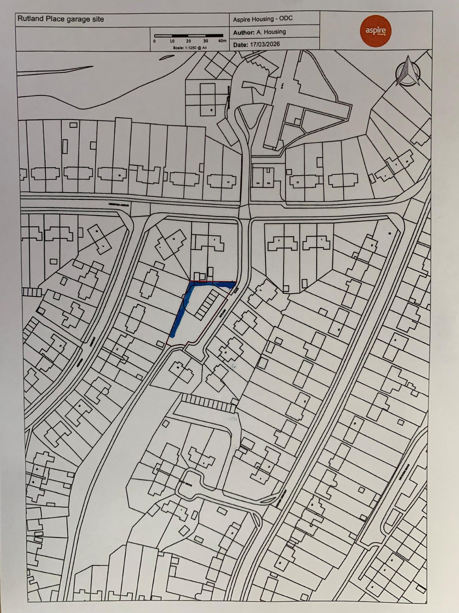 Garage Site, Rutland Place, Clayton, Newcastle, ST5 3EQ  floorplan