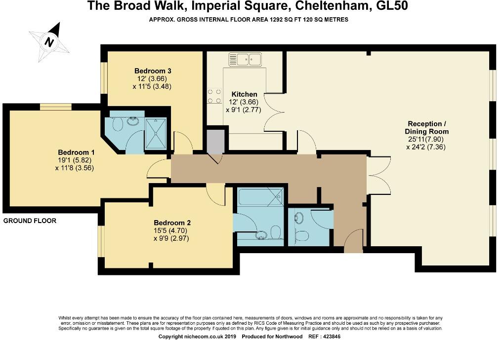 The Broad Walk, Imperial Square, Cheltenham, GL50 floorplan