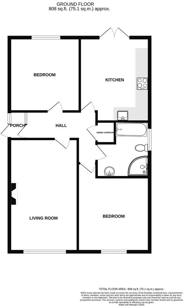 6 St Peters Drive, Woodhall Spa floorplan
