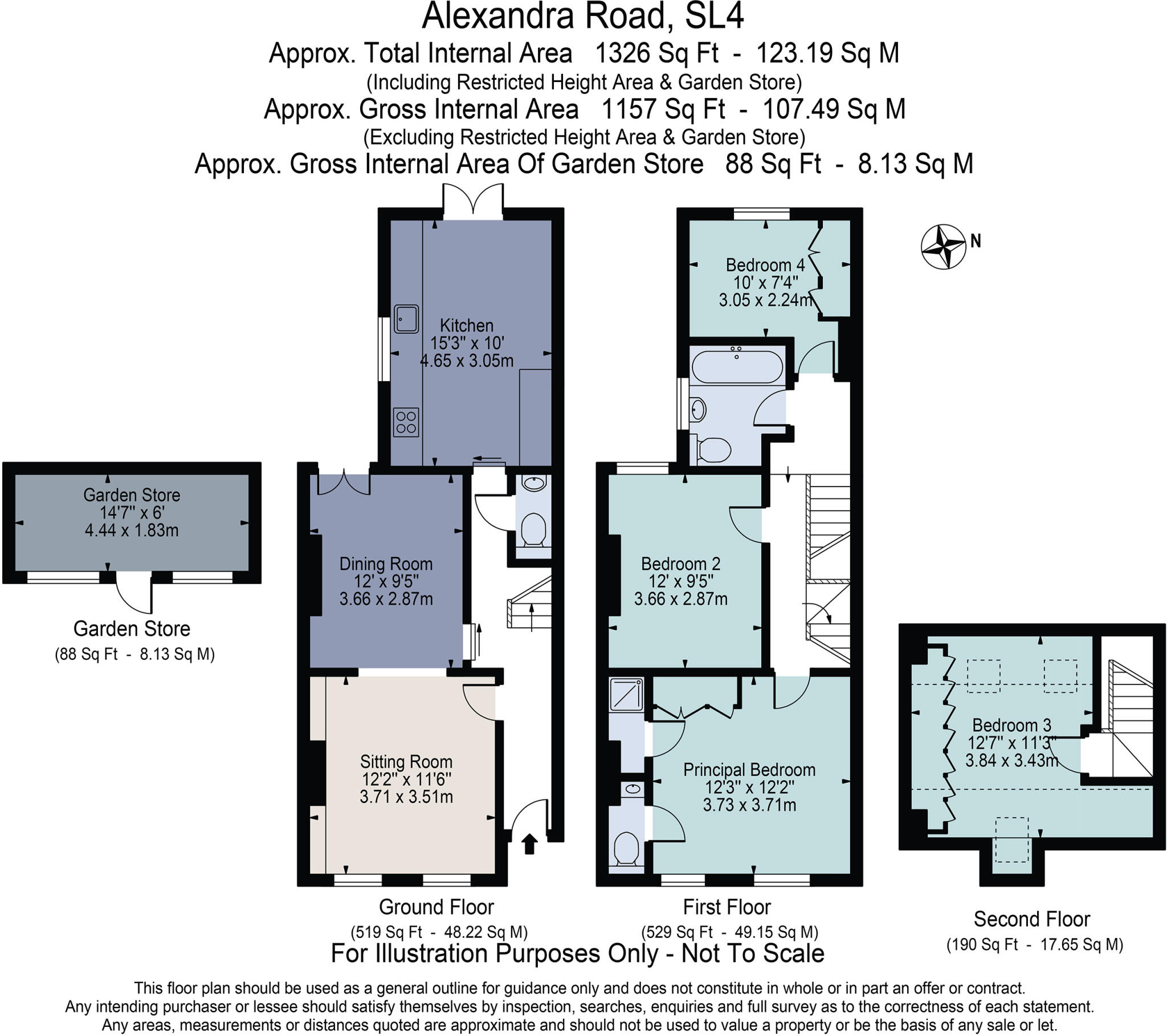 Alexandra Road, Windsor, Berkshire, SL4 floorplan