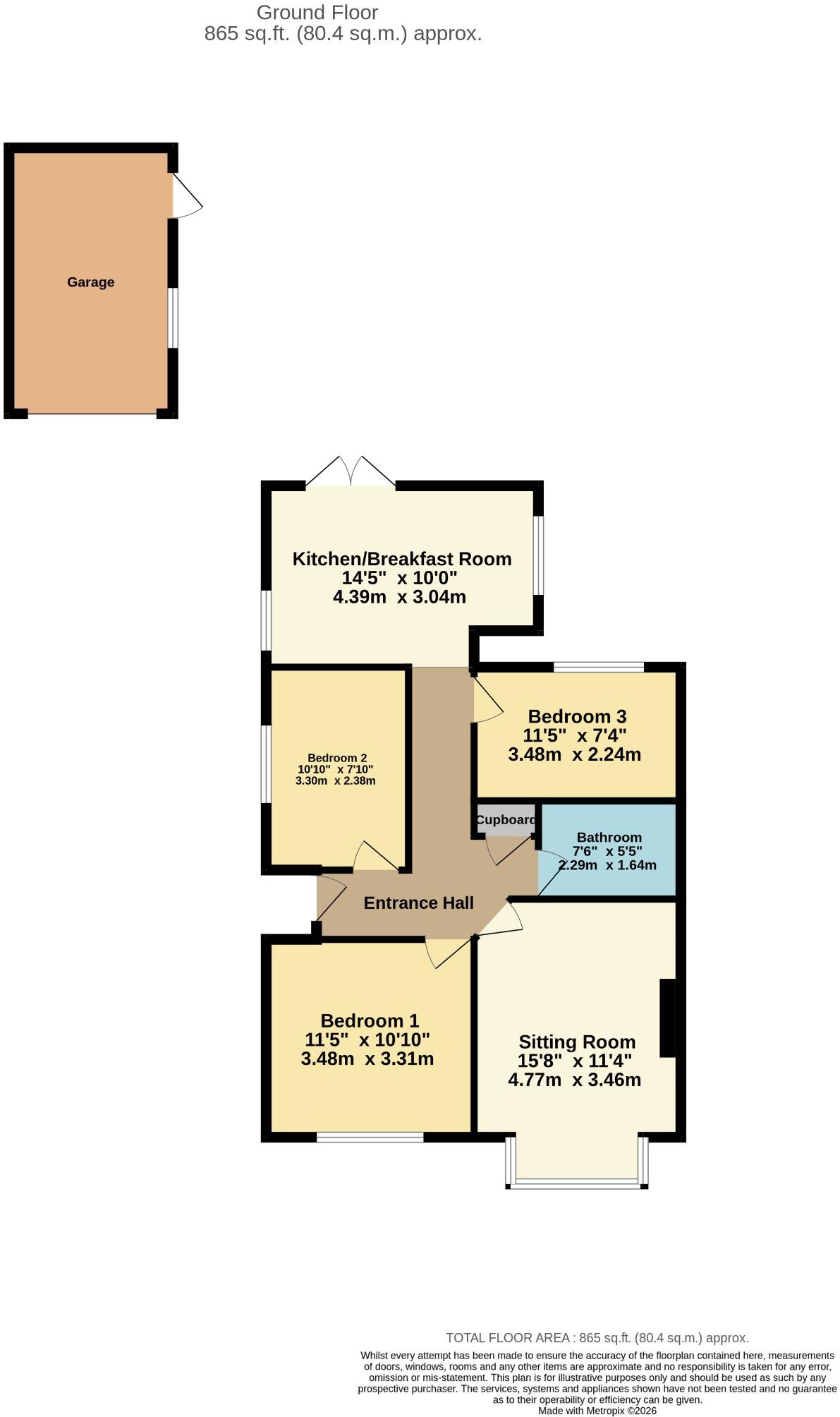 Carshalton Avenue, Drayton, Portsmouth floorplan