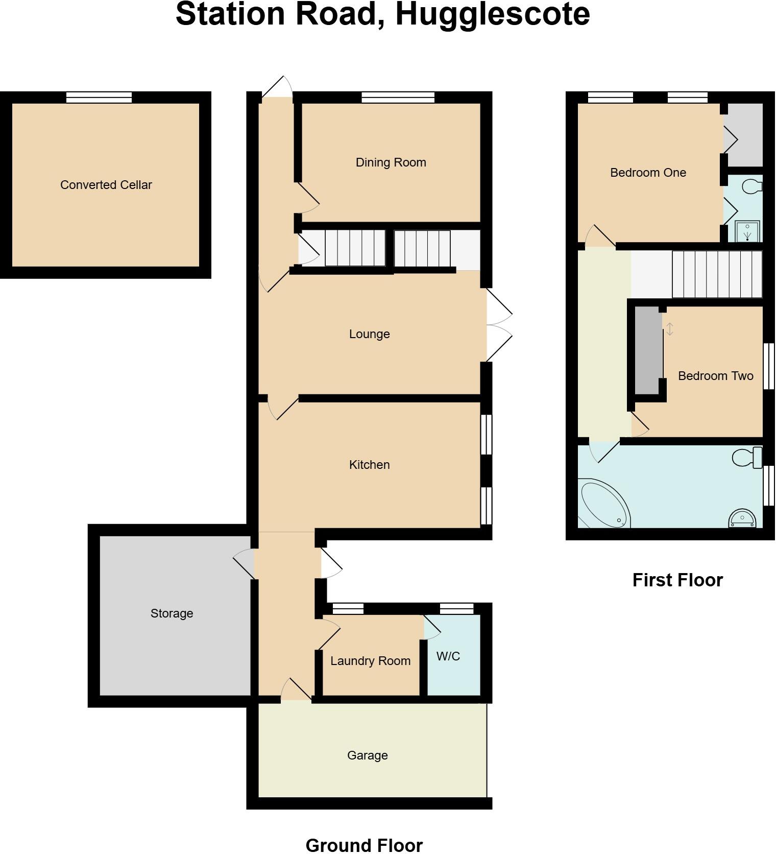 Station Road, Hugglescote floorplan