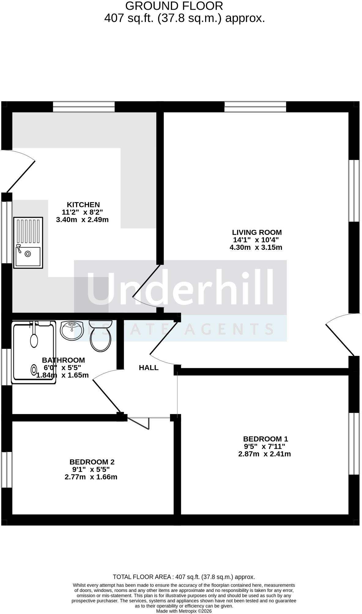 The Firs, Exeter floorplan