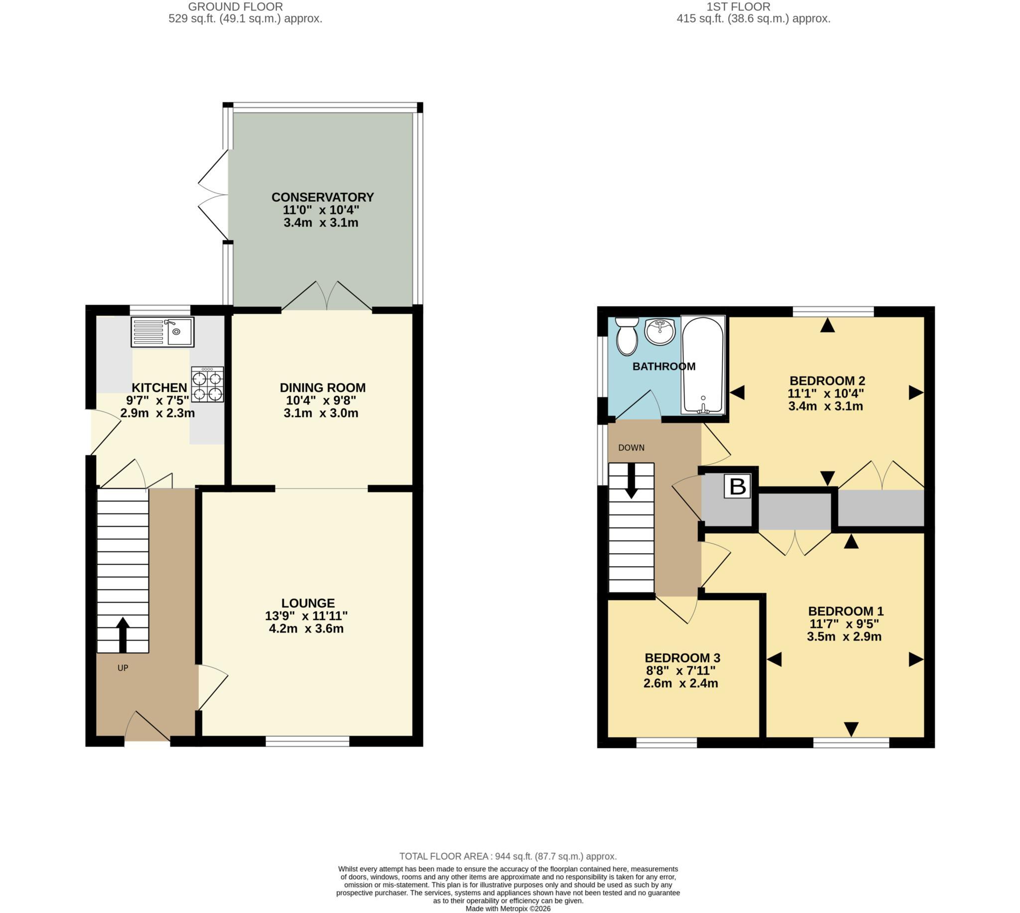 Bishops Road, St Neots floorplan