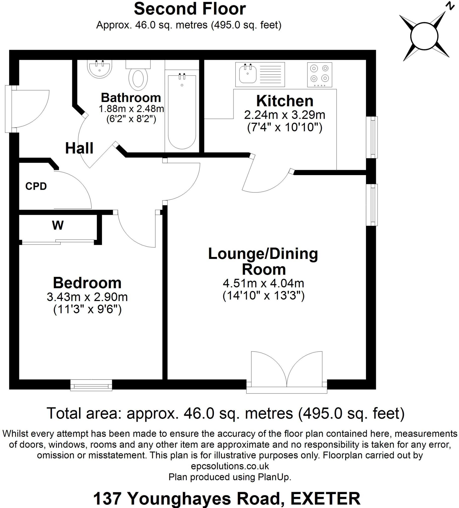 Younghayes Road Cranbrook EX5 floorplan