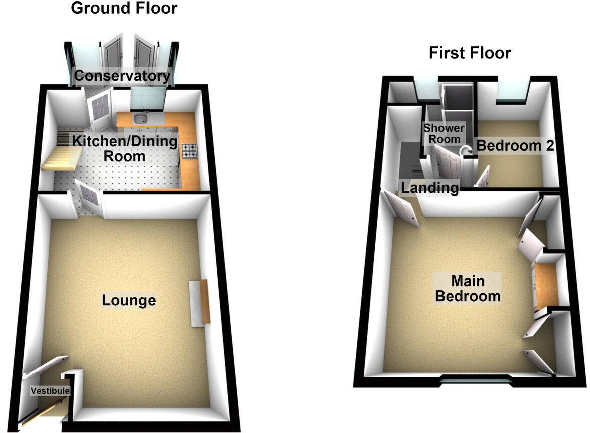 99 High Barn Street, Royton OL2 6RN floorplan