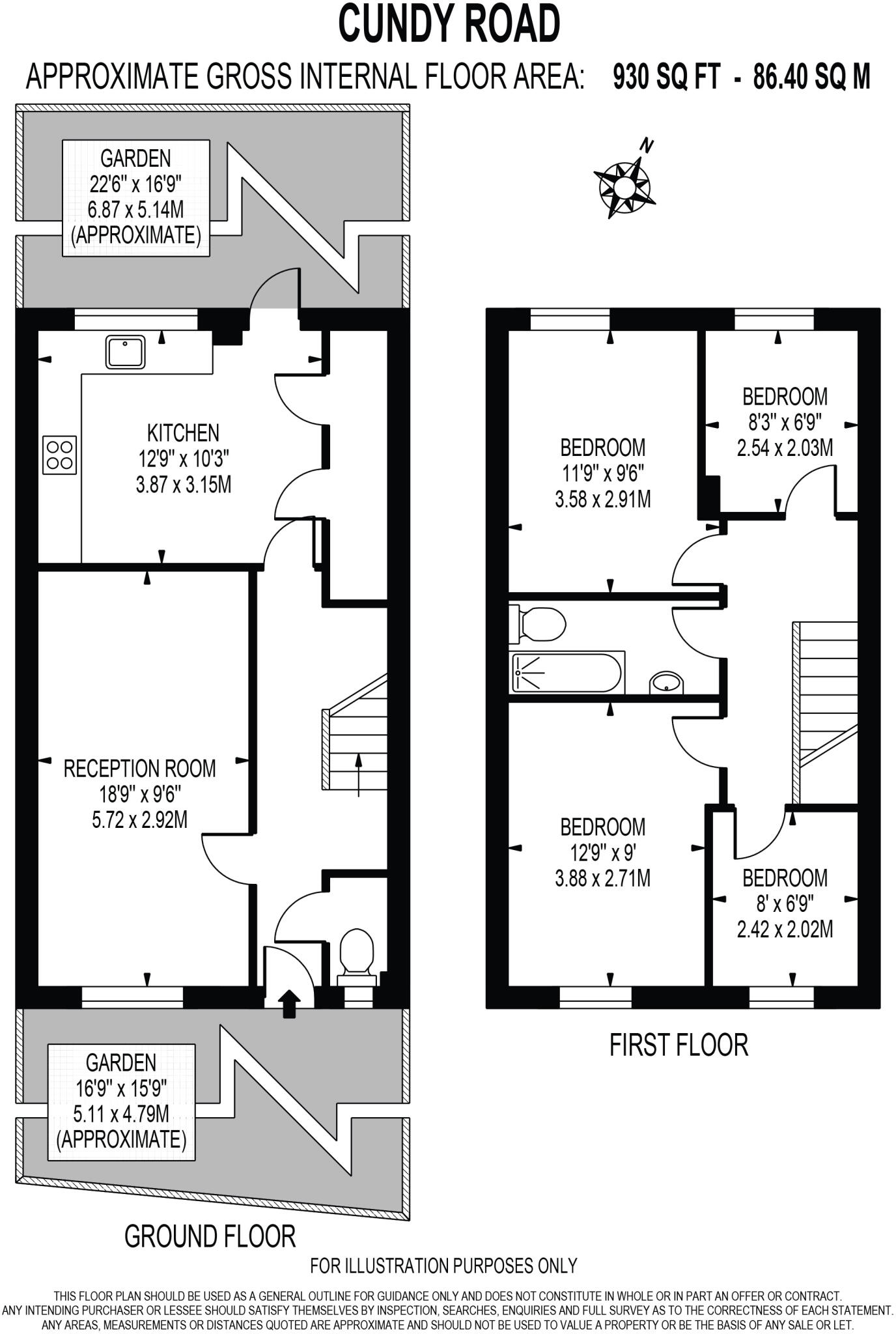 Cundy Road, London, E16 floorplan