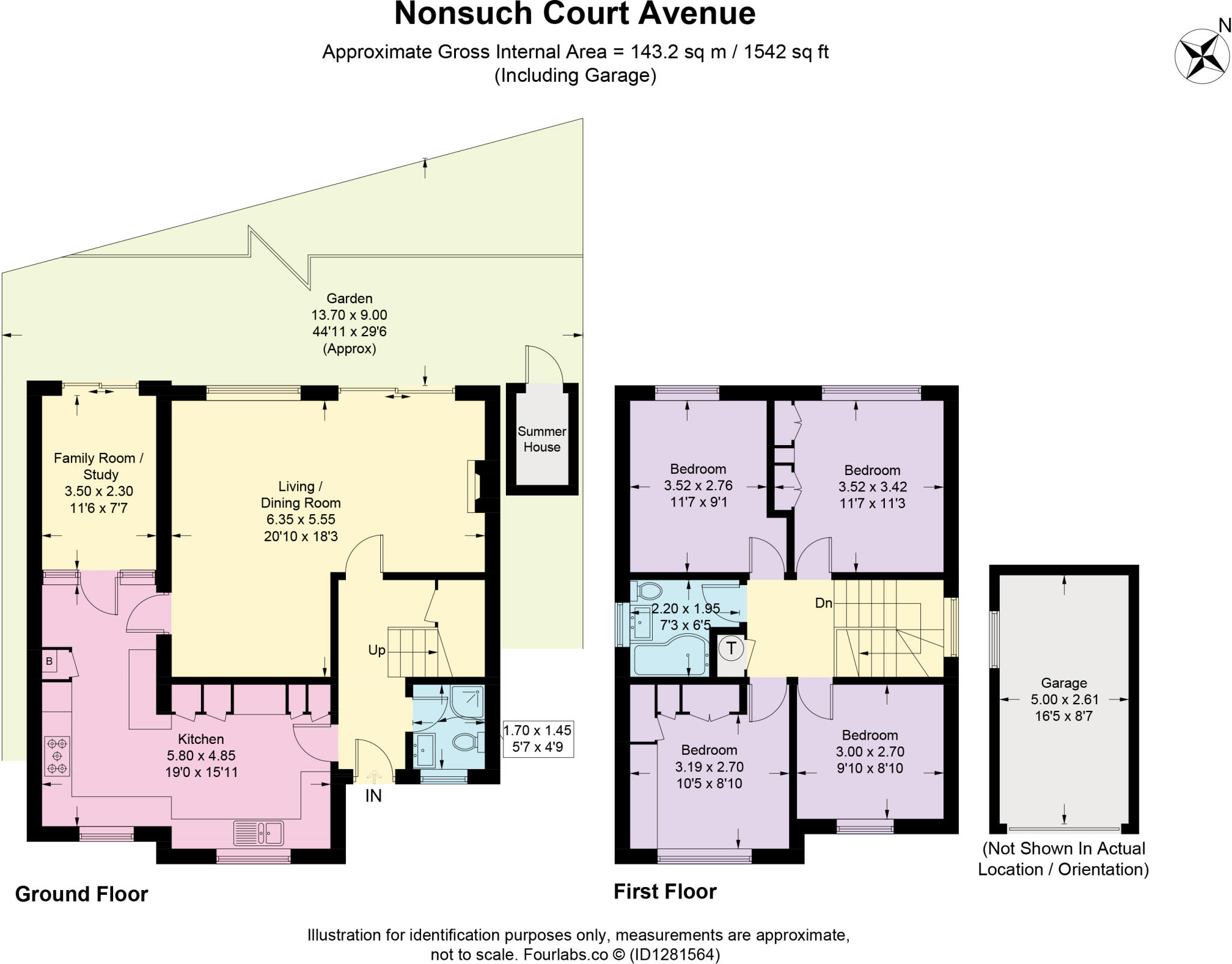Nonsuch Court Avenue, Epsom, Surrey, KT17 floorplan