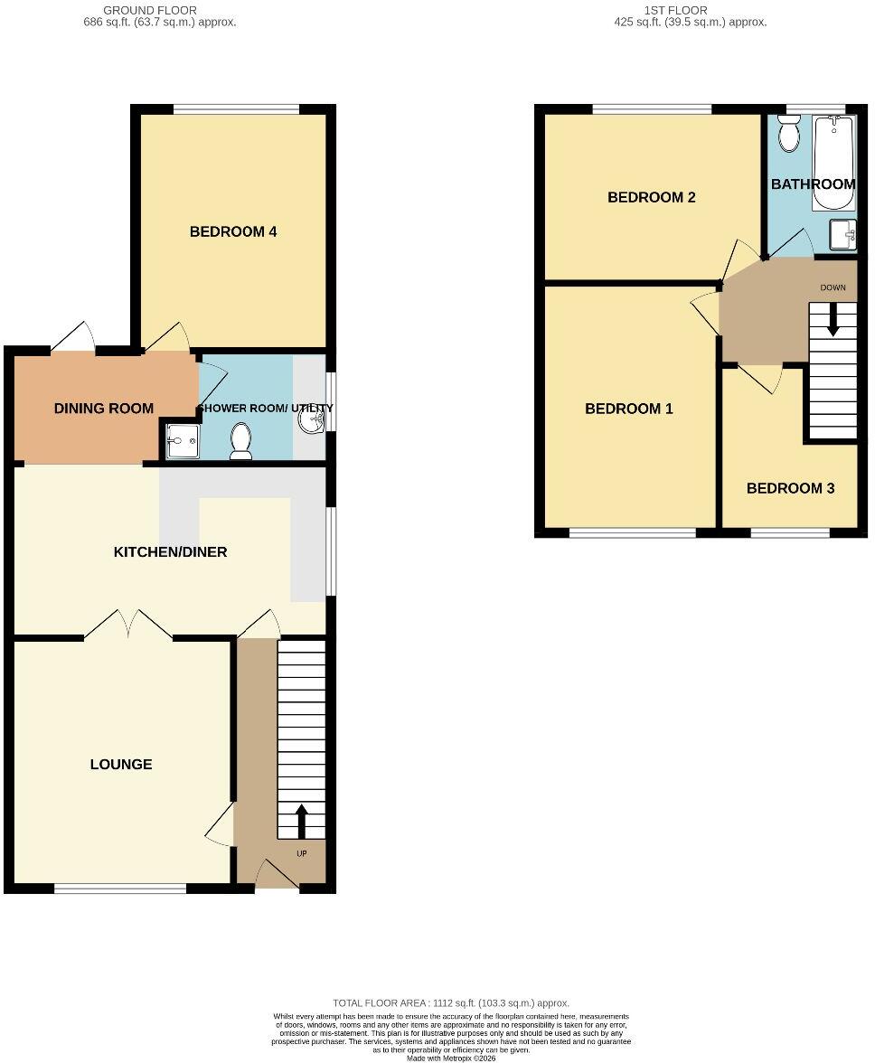 May Avenue, Canvey Island floorplan