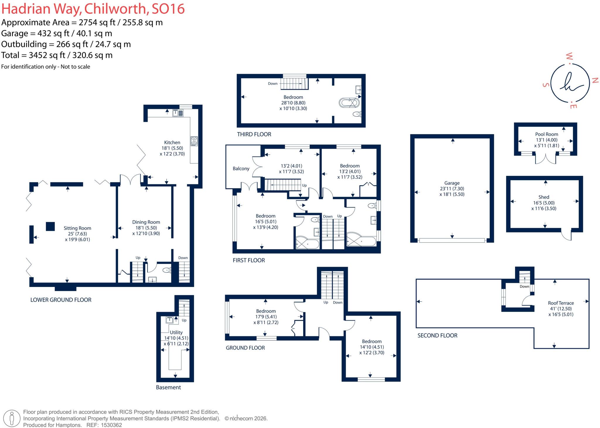 30 Hadrian Way, Chilworth, SO16 floorplan