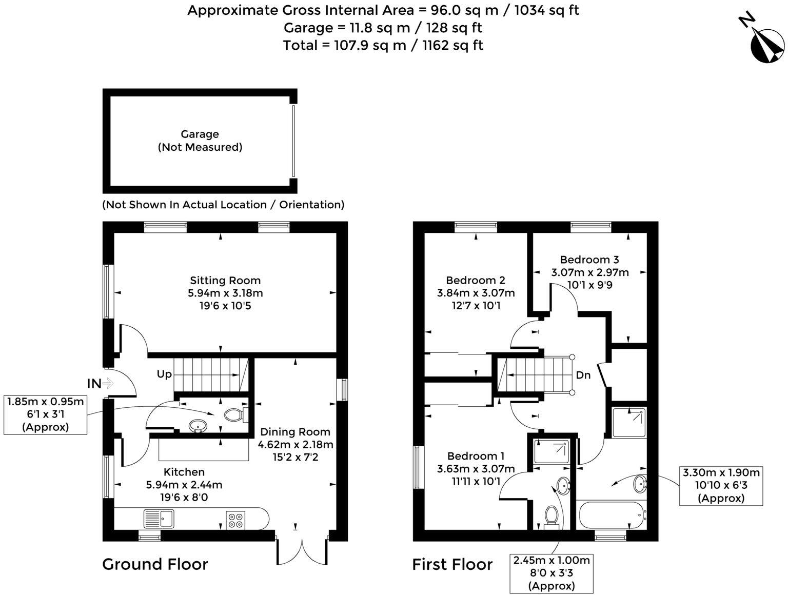 Huntingdon Road, Bicester, OX26 floorplan