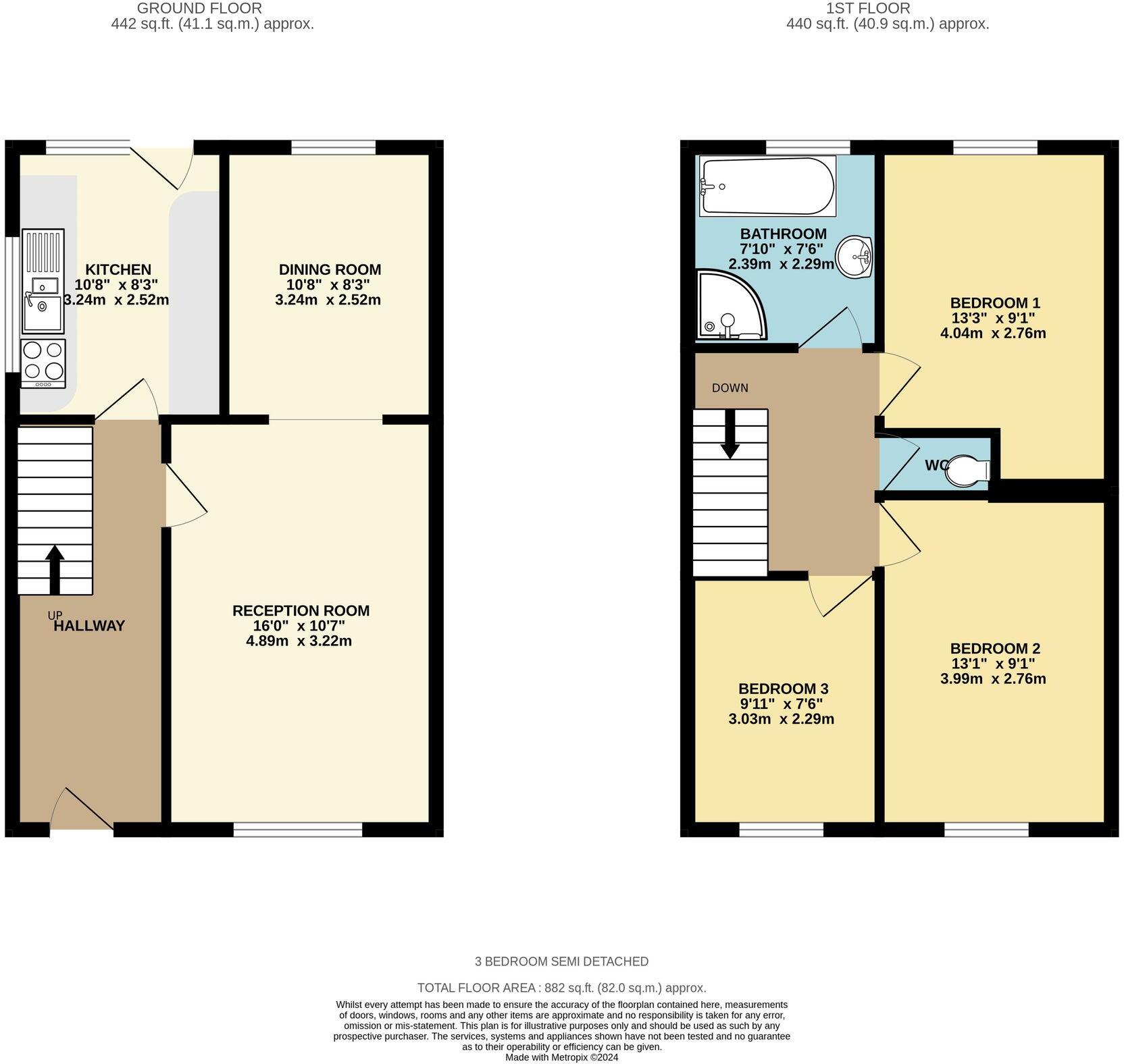 Moores Lane, Standish, WN6 floorplan