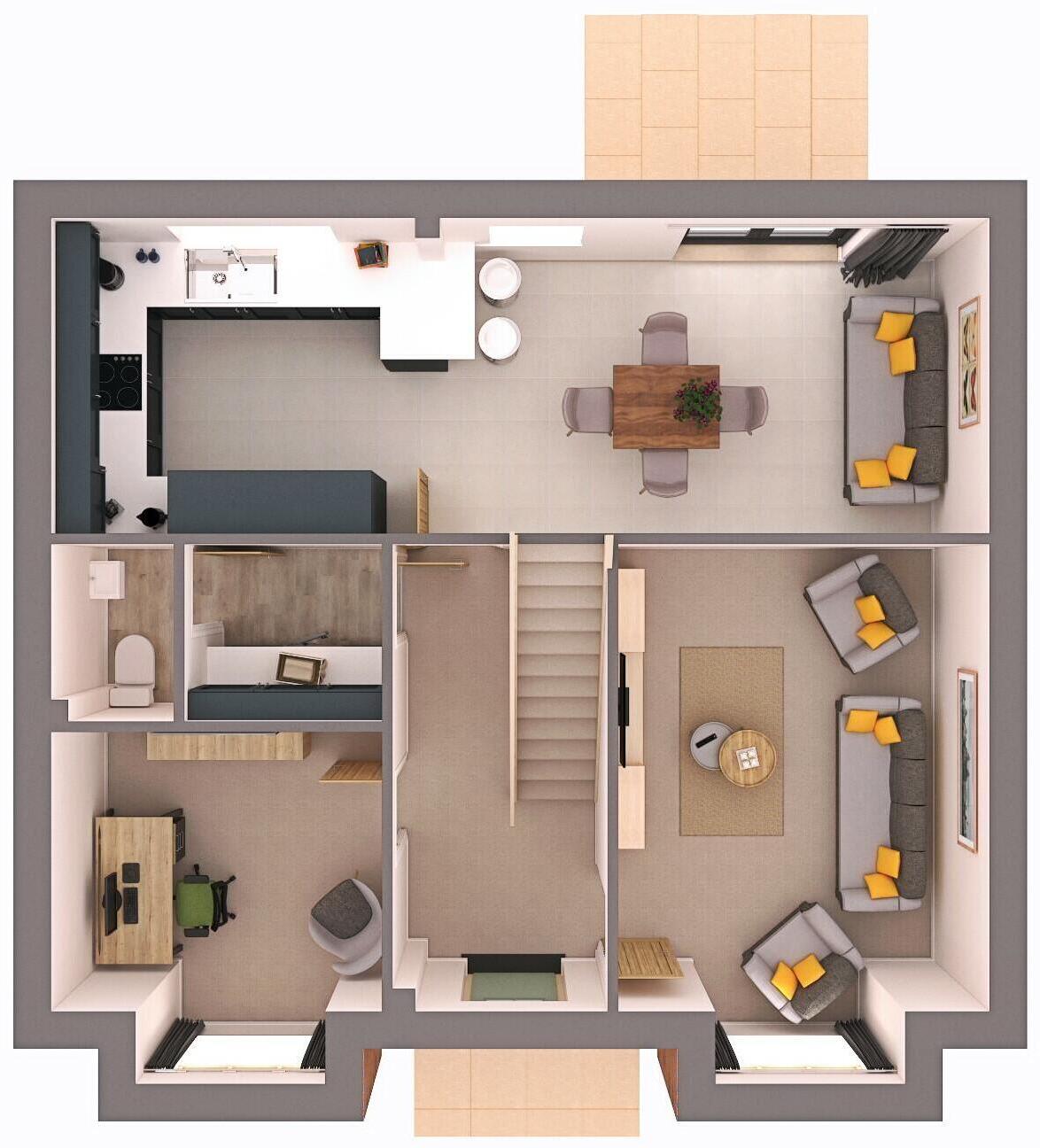 Station Road,
Waddington,
Lincoln,
LN5 9YW floorplan