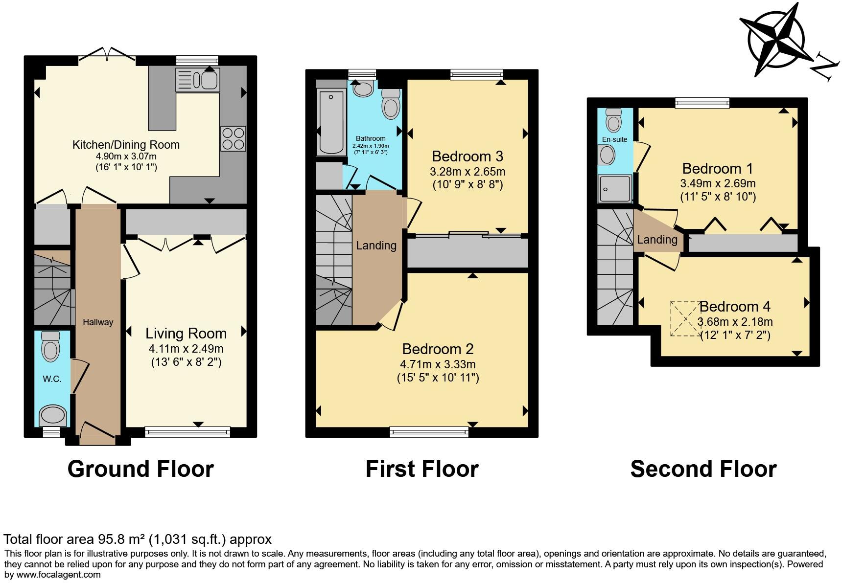 Broadley Close, Halifax, HX2 floorplan