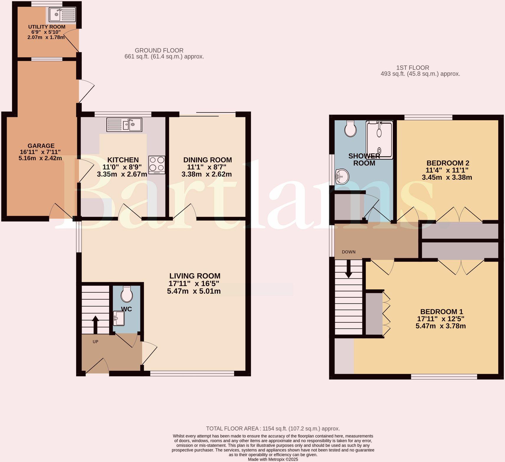 Cedars Avenue, Wombourne, WV5 floorplan