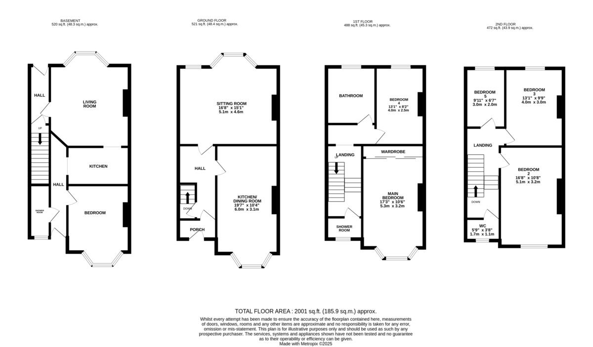 Elphinstone Road, Hastings, TN34 floorplan