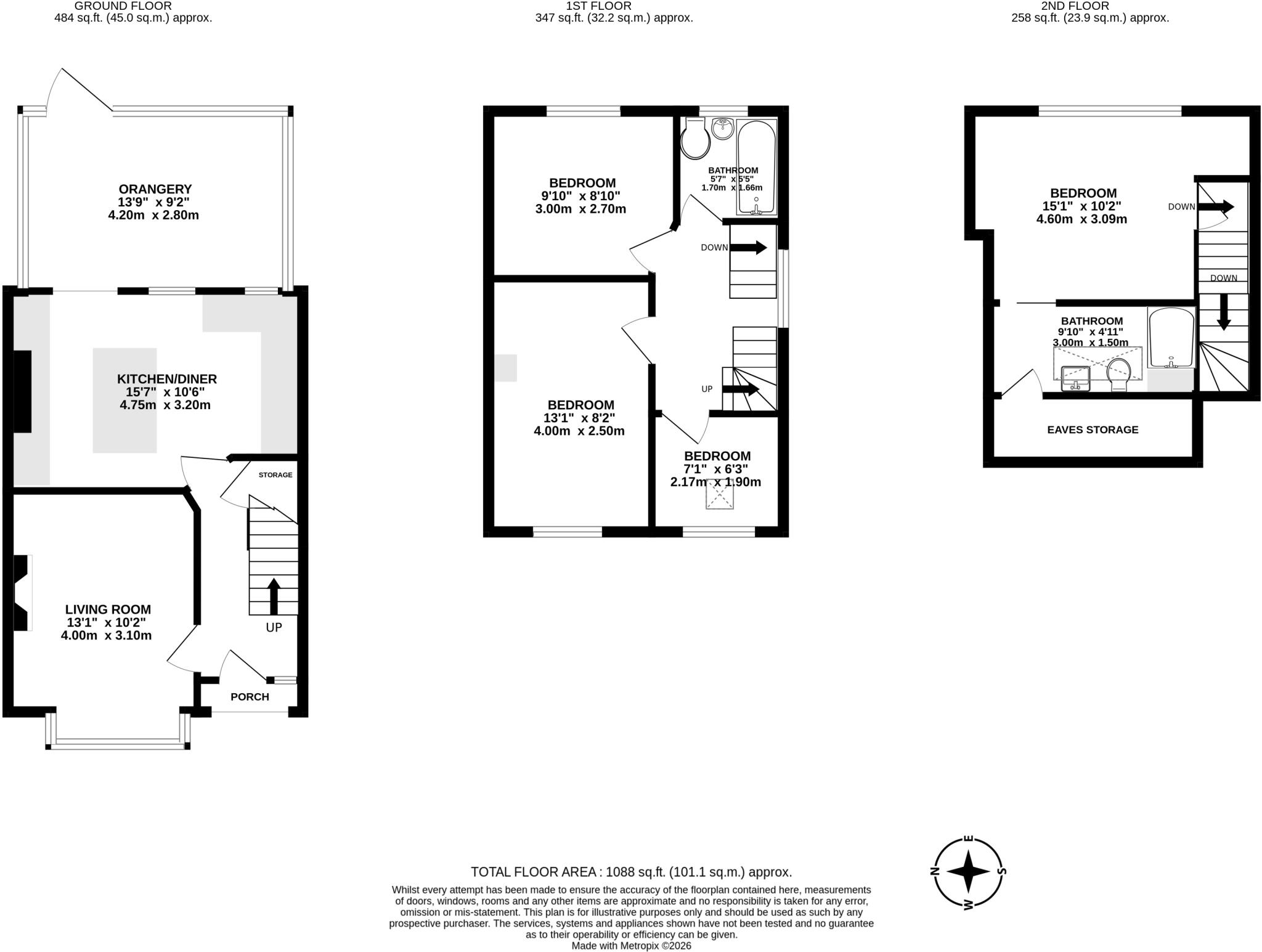 Sadleir Road, St. Albans, Hertfordshire, AL1 floorplan