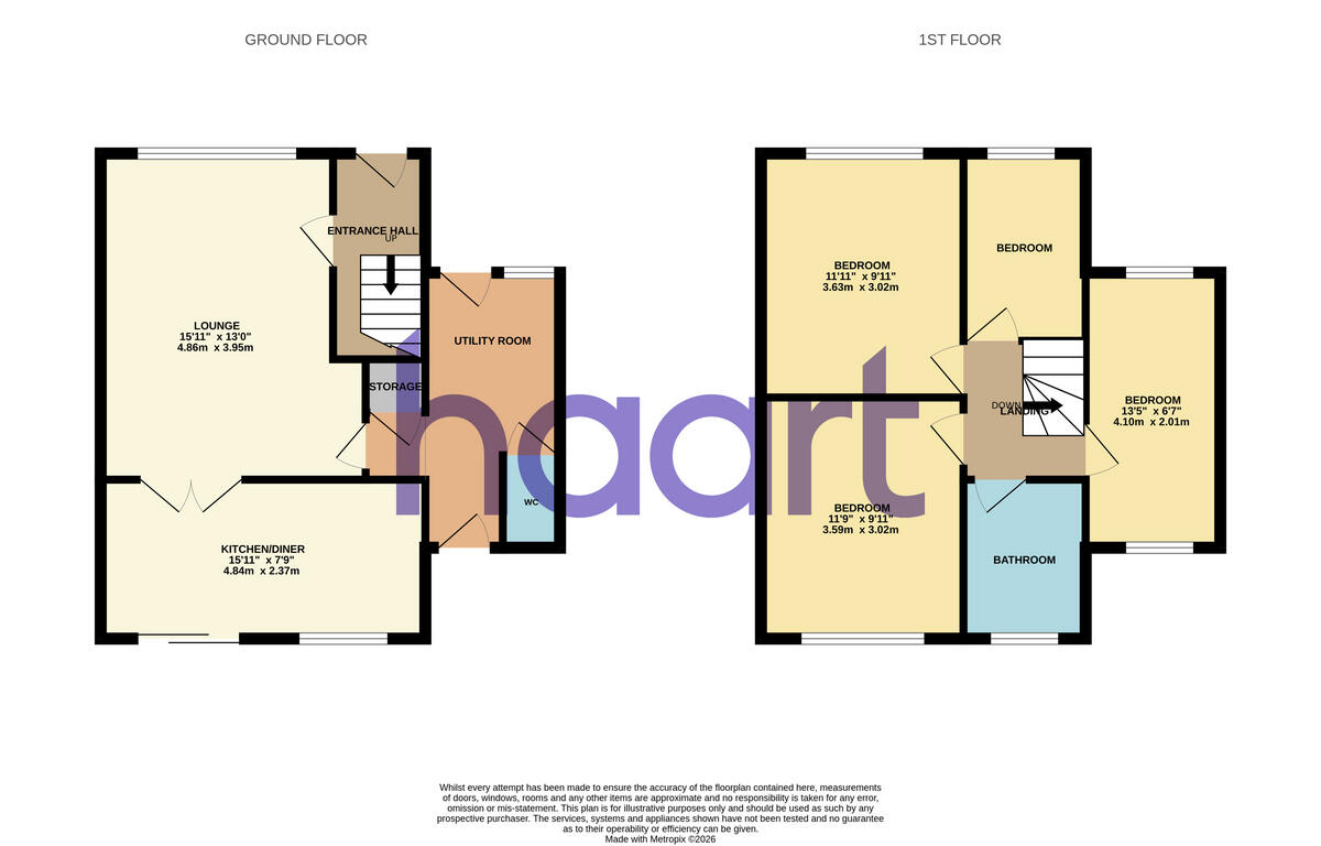 Clamp Drive, Swadlincote floorplan
