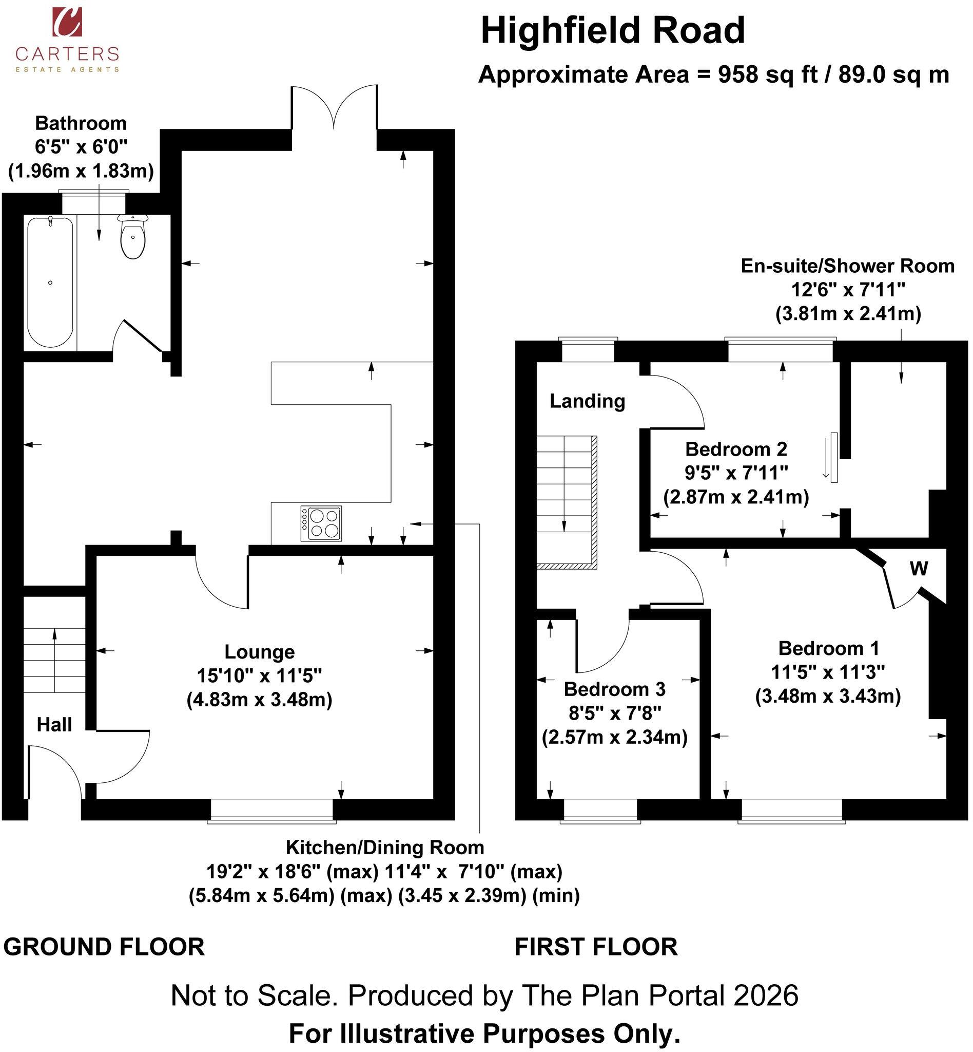 Highfield Road, Nuneaton, CV11 floorplan