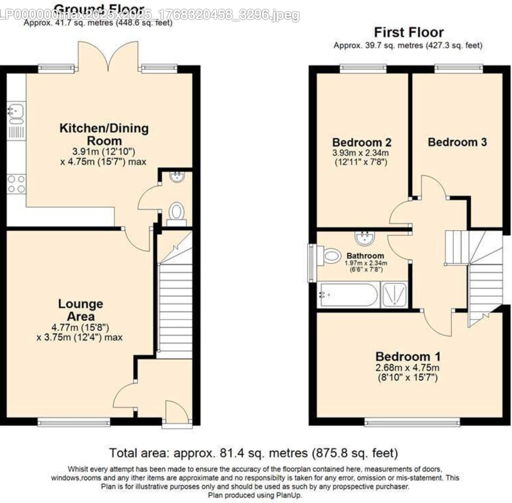 Campanula Grove, Apley, TF1 floorplan