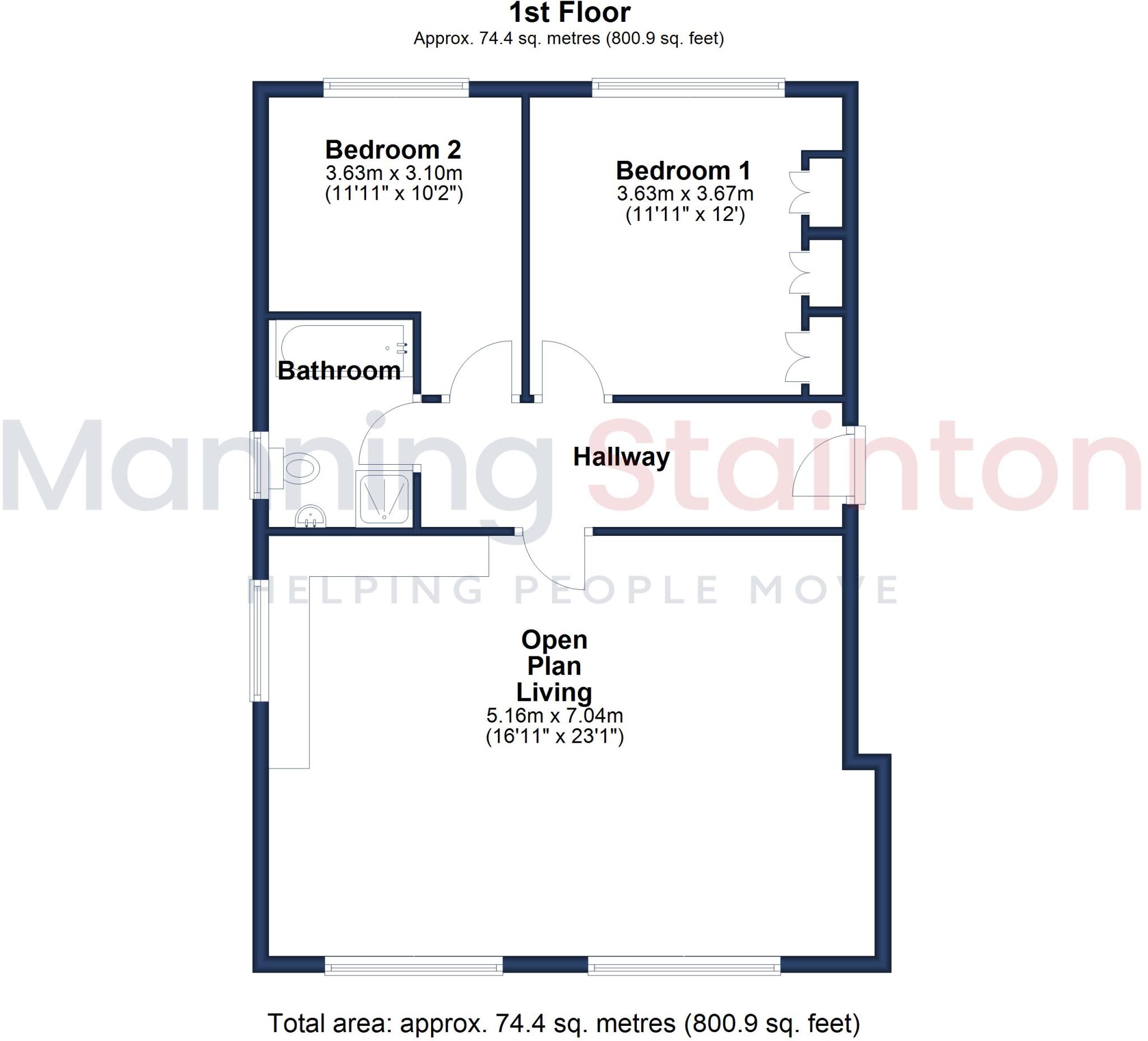 3 Cresta Court, Primley Park Garth, Leeds, West Yorkshire floorplan